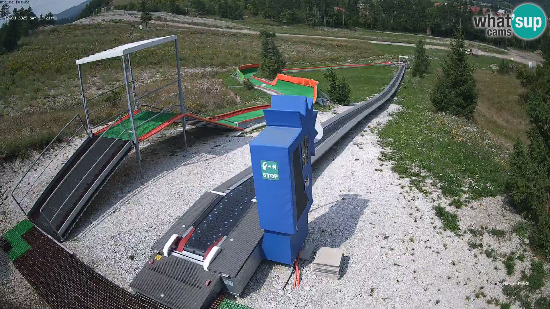 Webcam en direct Piste de luge de Fužine – Croatie