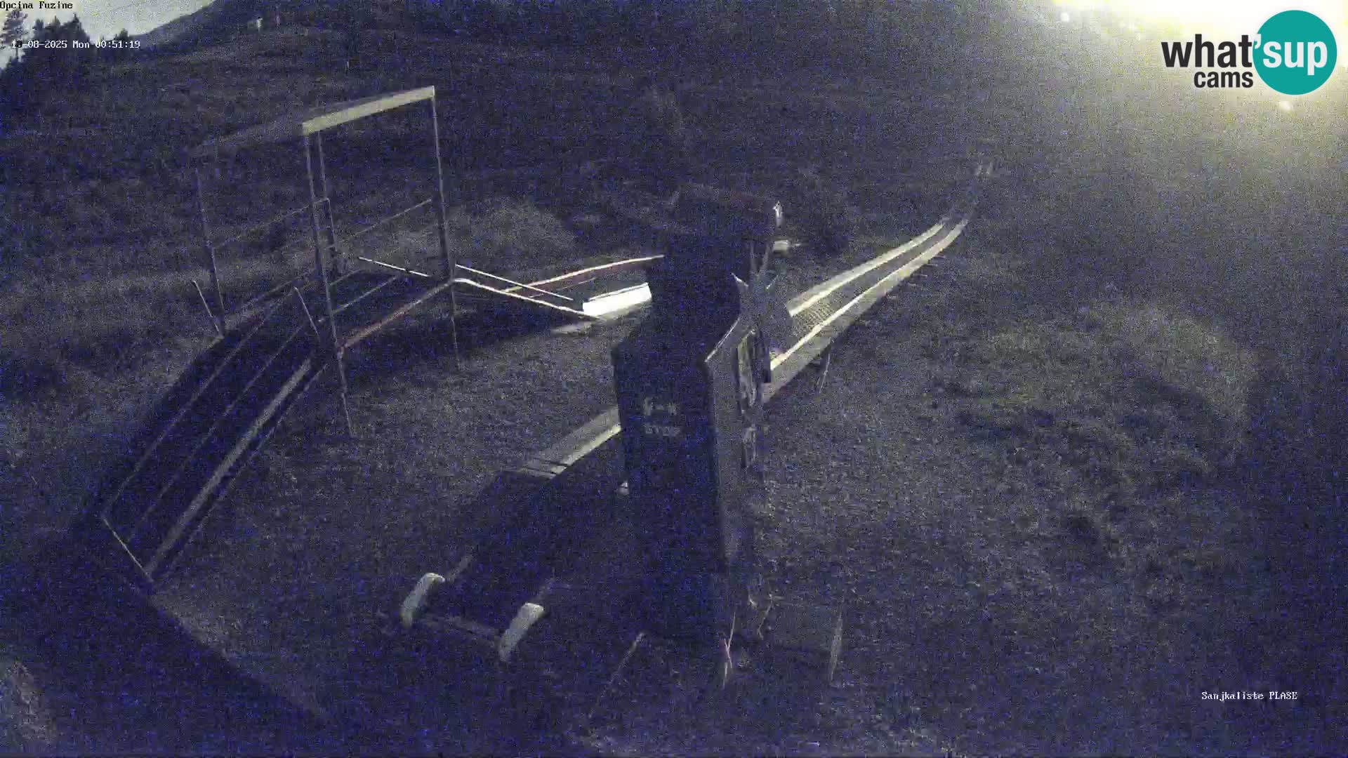 Webcam en vivo Pista de trineo Fužine – Croacia