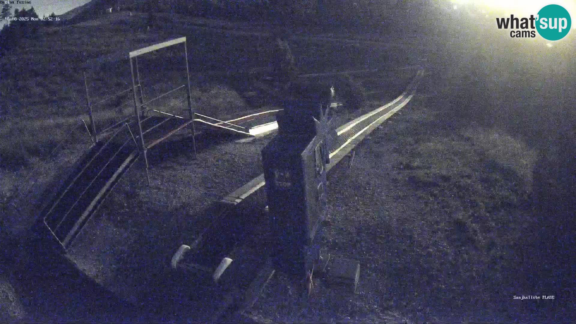 Live webcam Fužine toboggan run – Croatia
