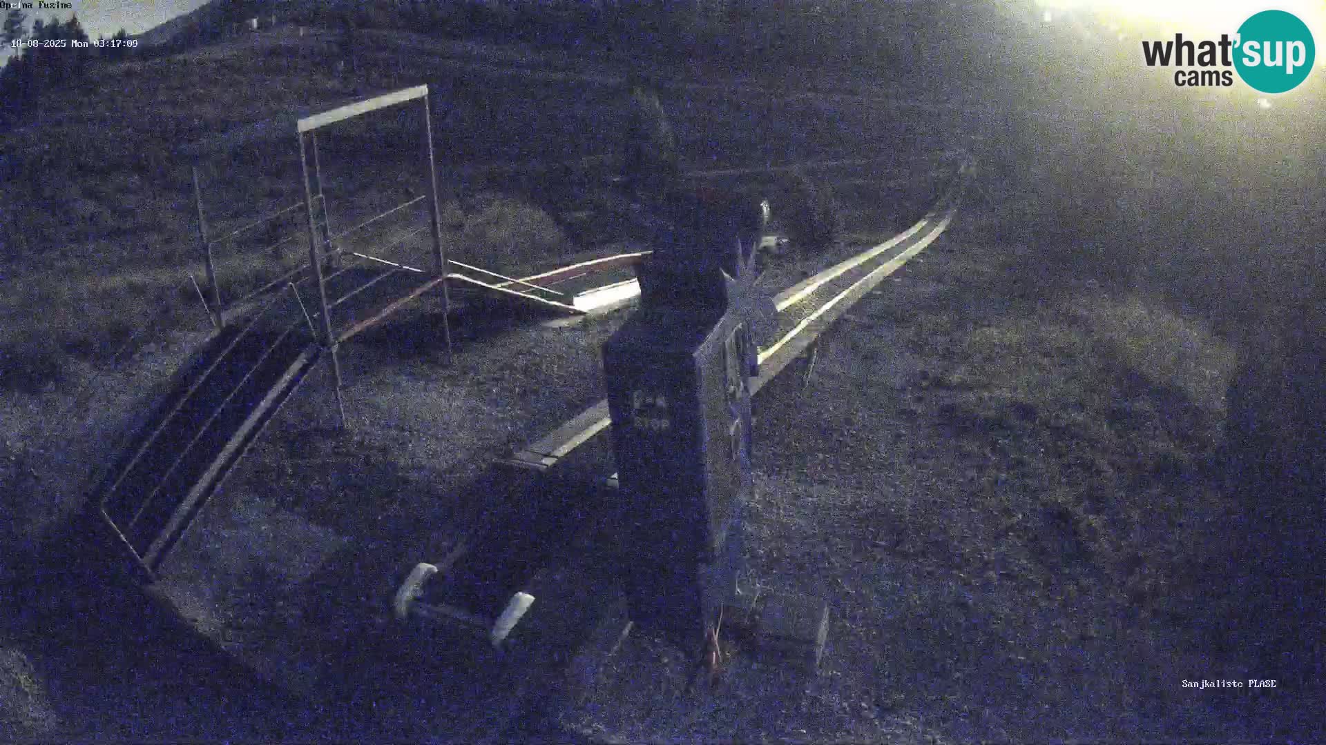 Live webcam Pista da slittino Fužine – Croazia