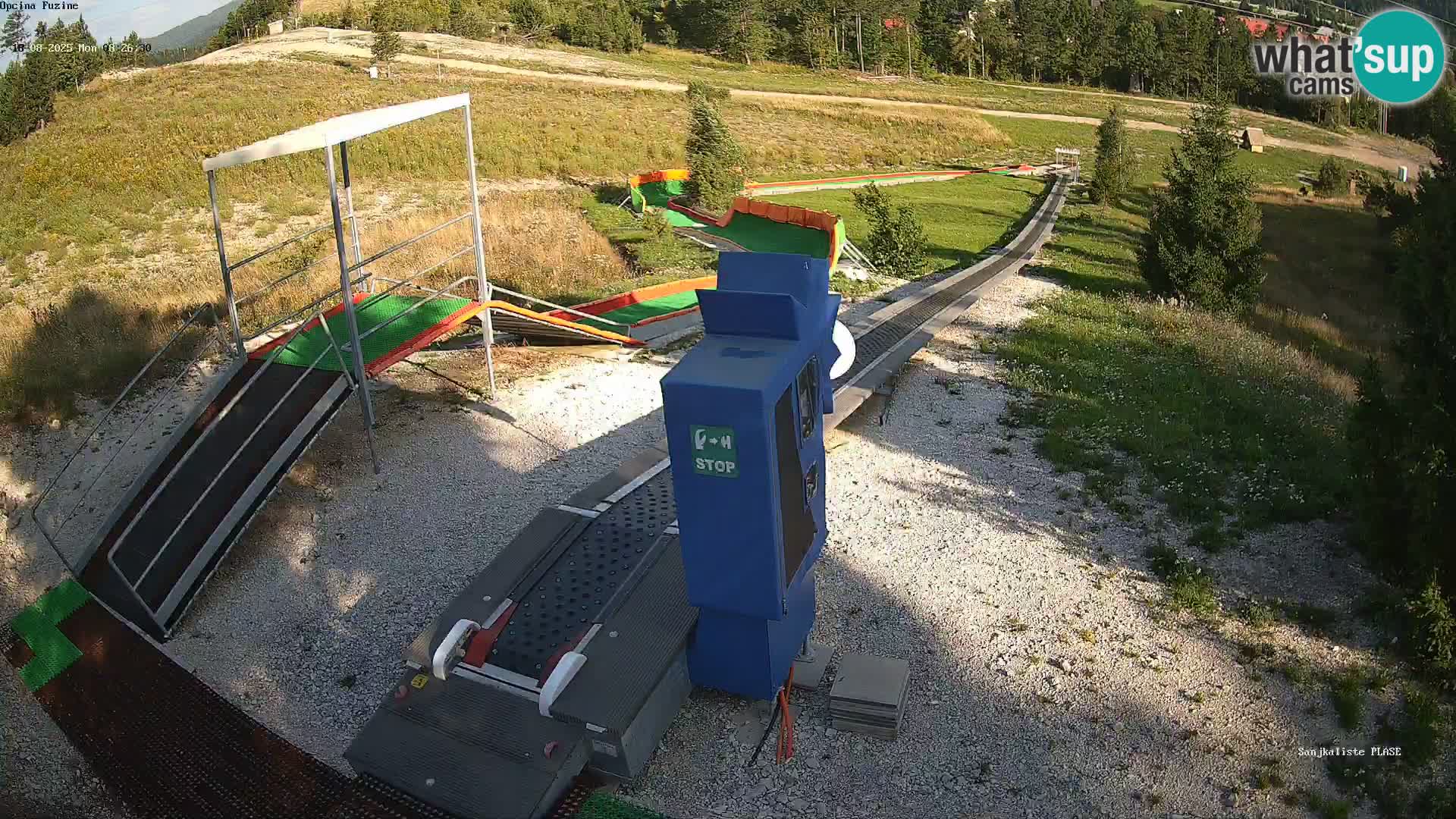 Spletna kamera v živo Sankališče Fužine – Hrvaška