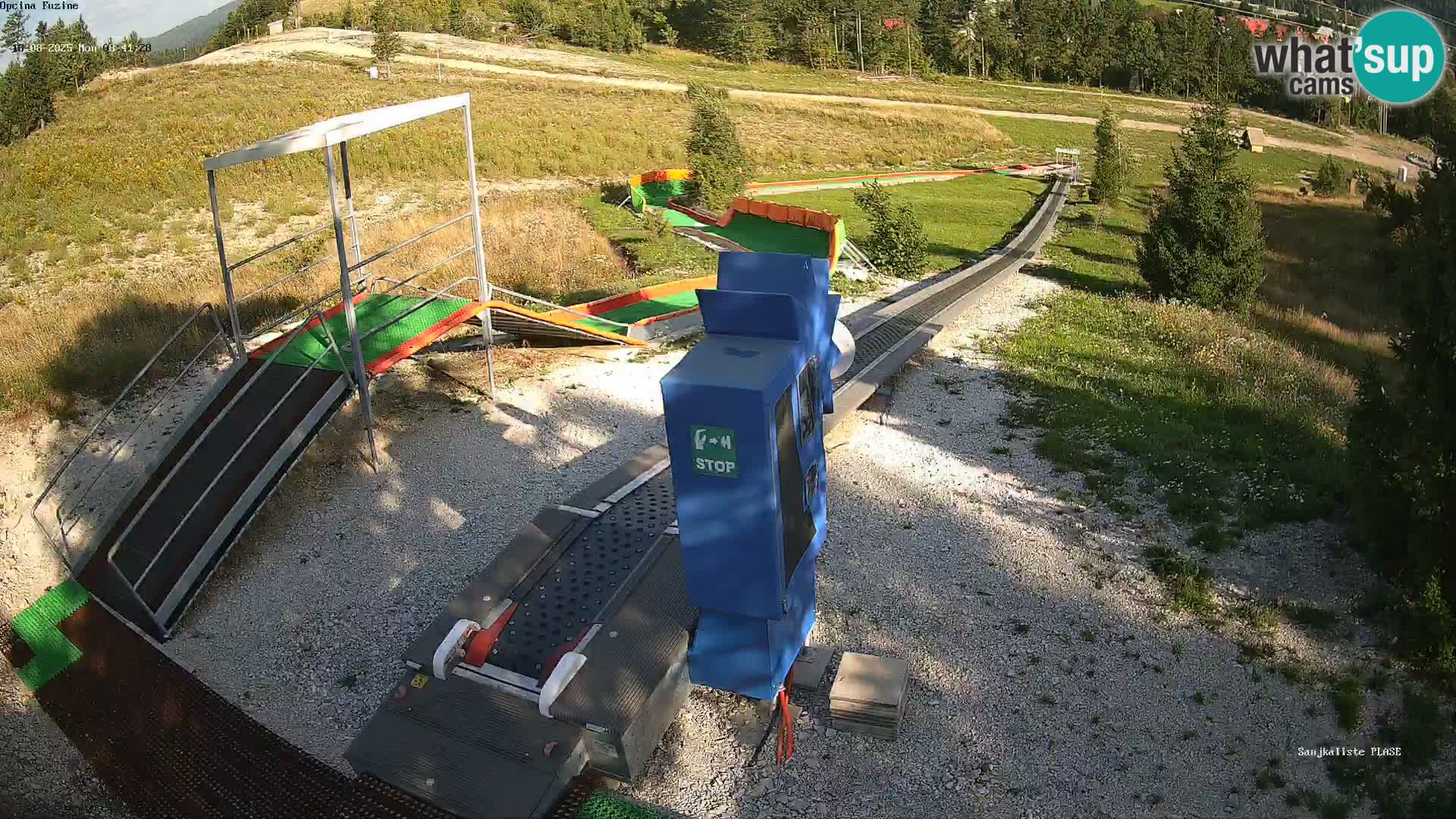 Webcam en vivo Pista de trineo Fužine – Croacia