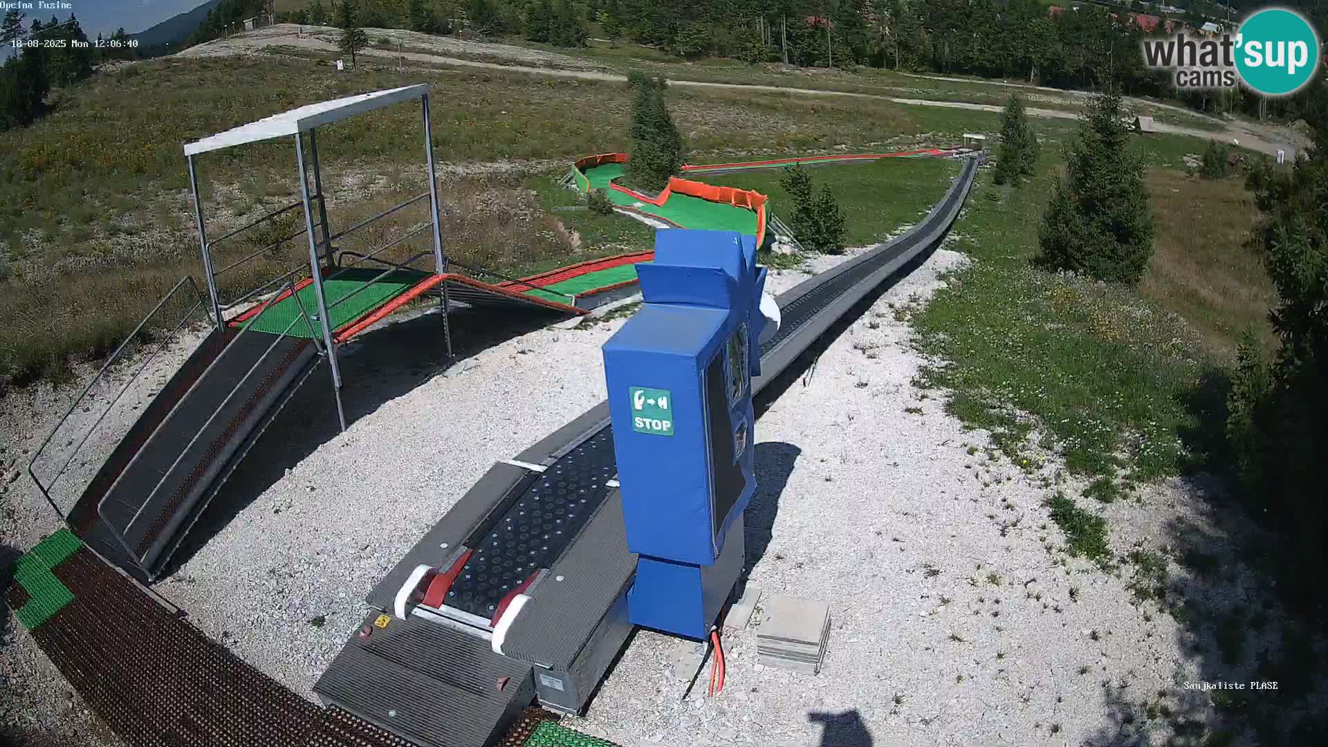 Webcam en direct Piste de luge de Fužine – Croatie
