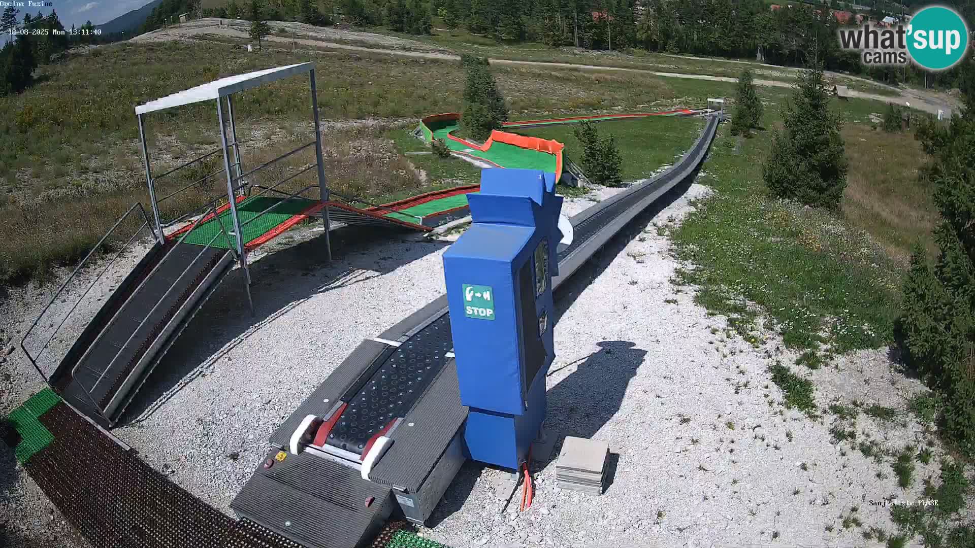 Webcam en direct Piste de luge de Fužine – Croatie