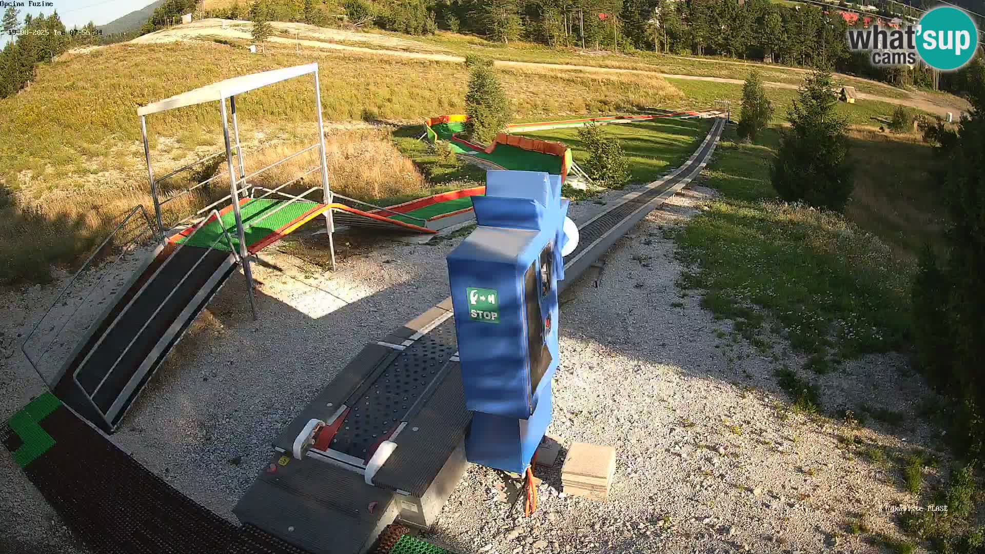 Spletna kamera v živo Sankališče Fužine – Hrvaška