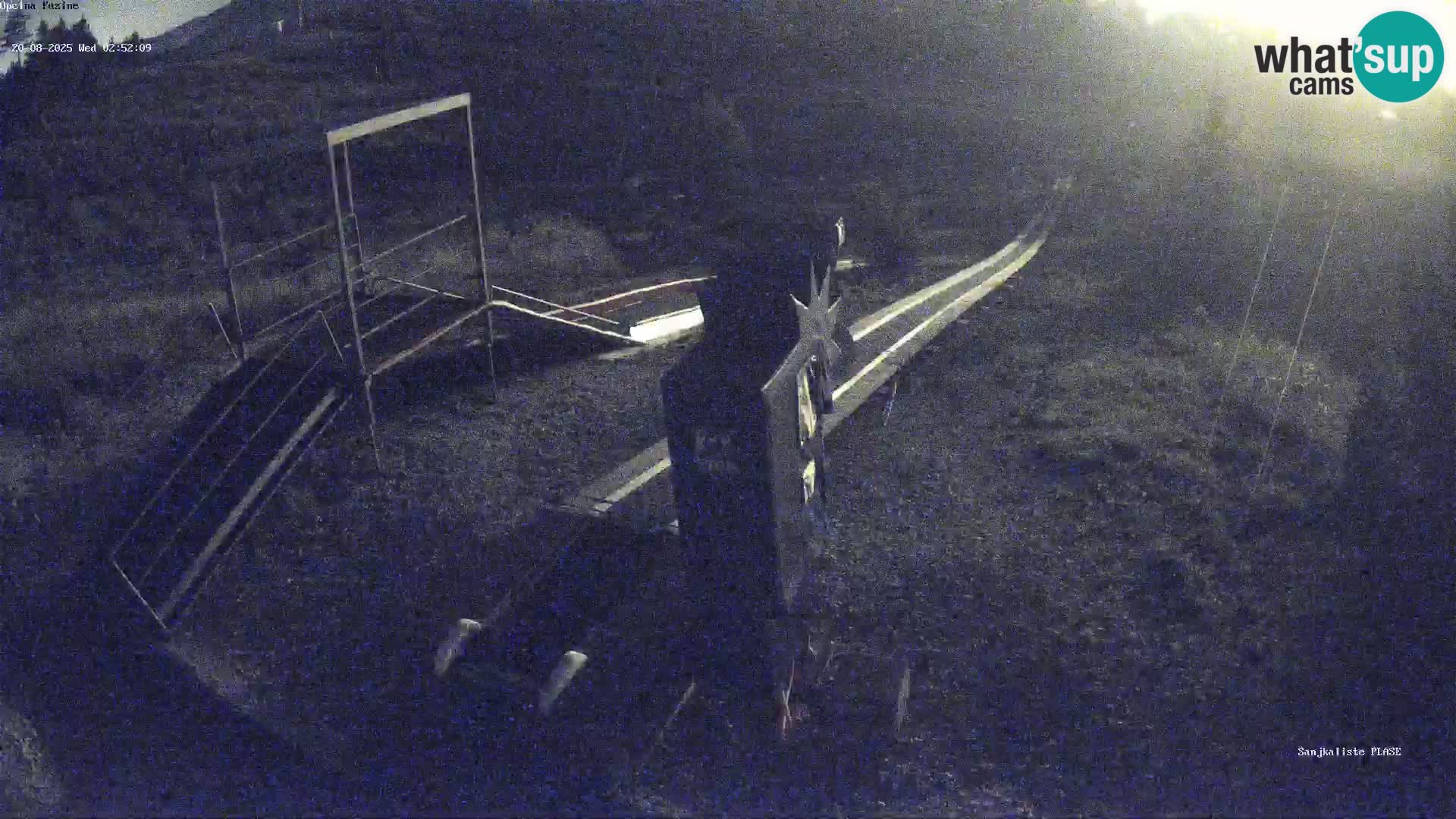 Live webcam Fužine toboggan run – Croatia