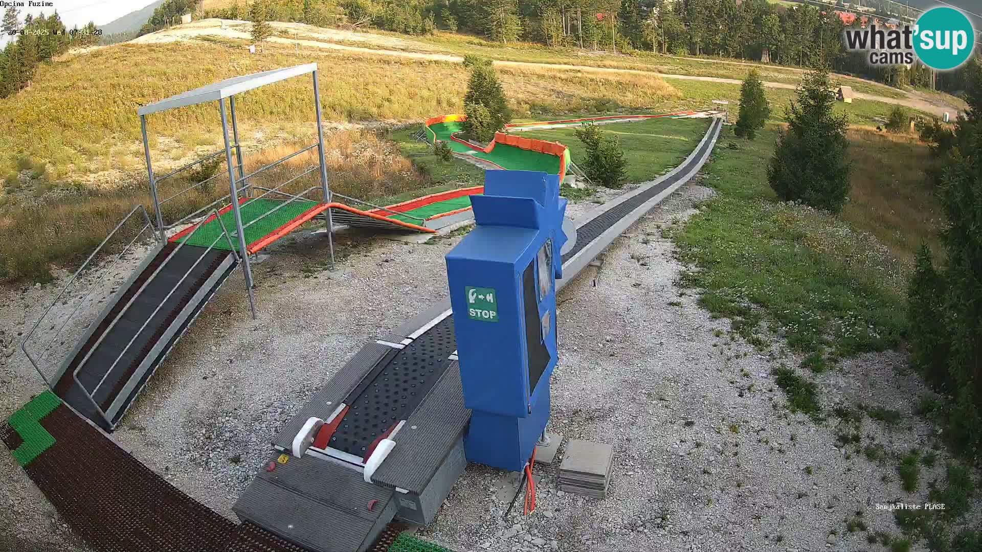 Spletna kamera v živo Sankališče Fužine – Hrvaška