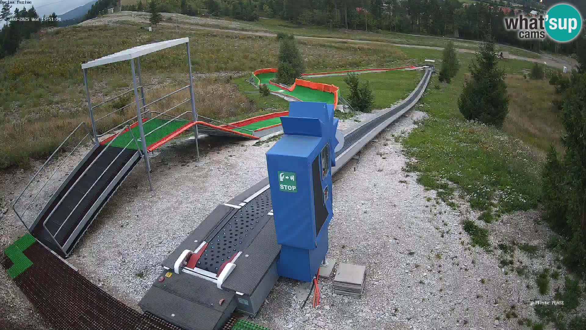 Webcam en vivo Pista de trineo Fužine – Croacia