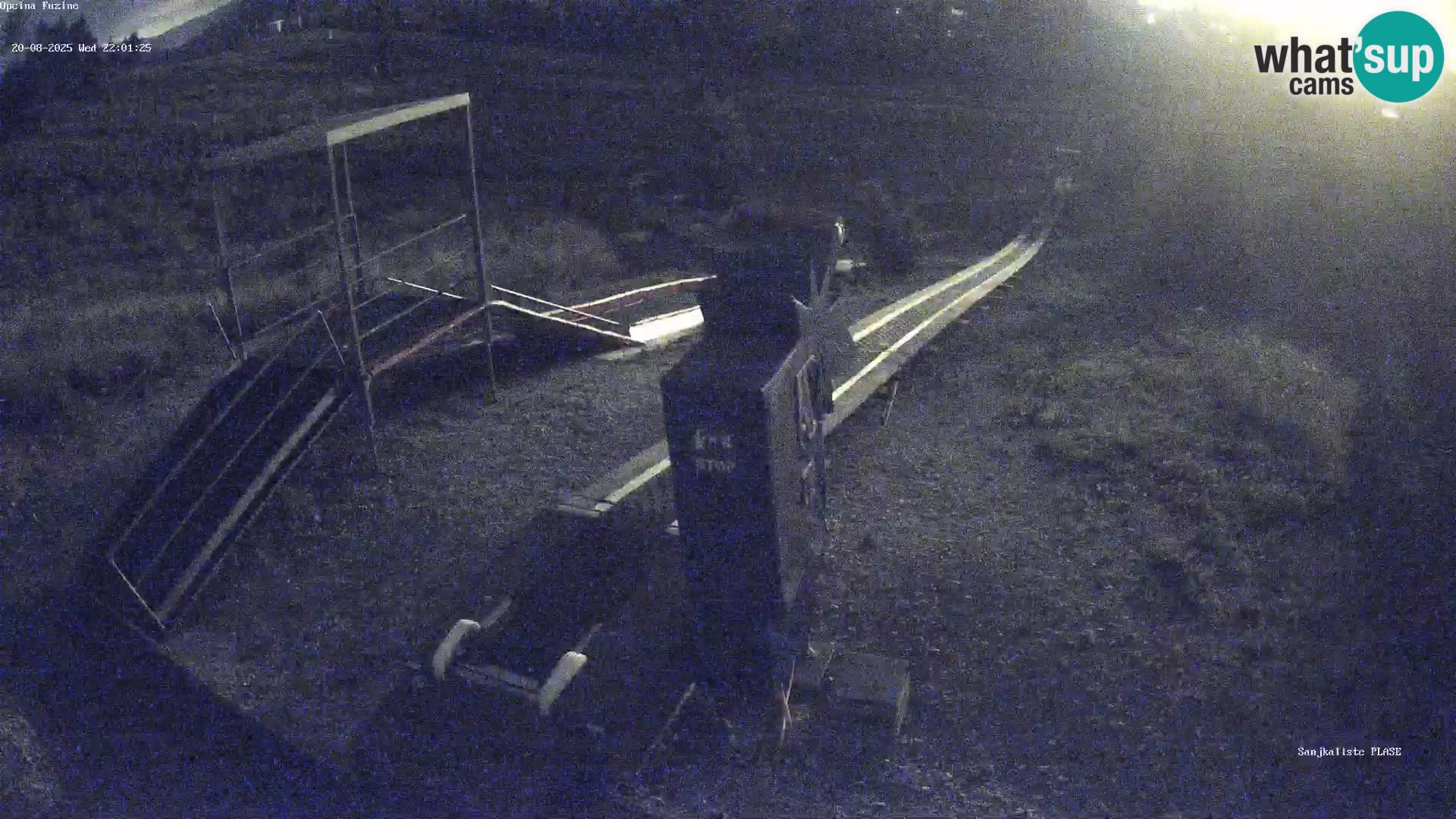 Webcam en vivo Pista de trineo Fužine – Croacia
