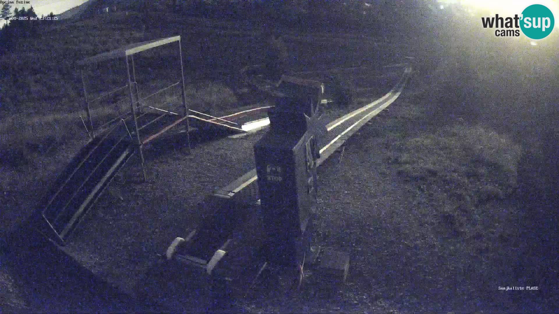 Live webcam Fužine toboggan run – Croatia
