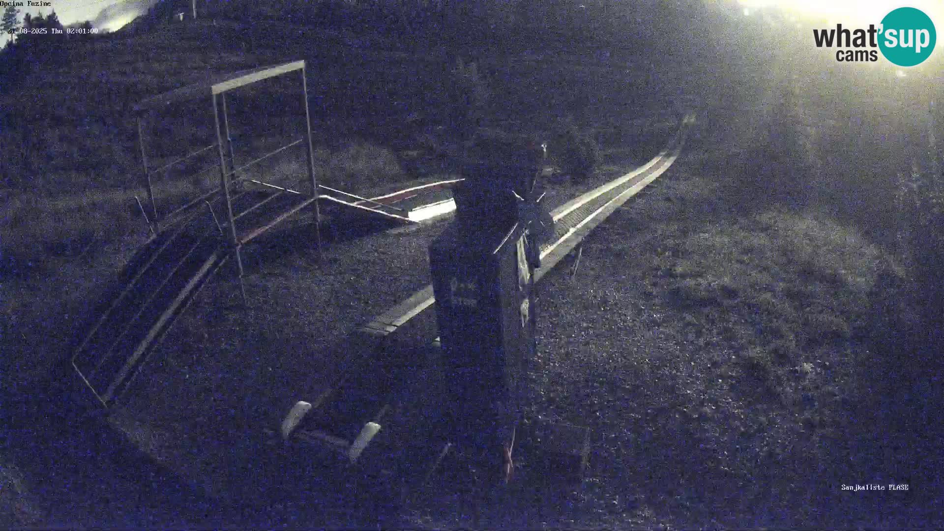 Webcam en direct Piste de luge de Fužine – Croatie