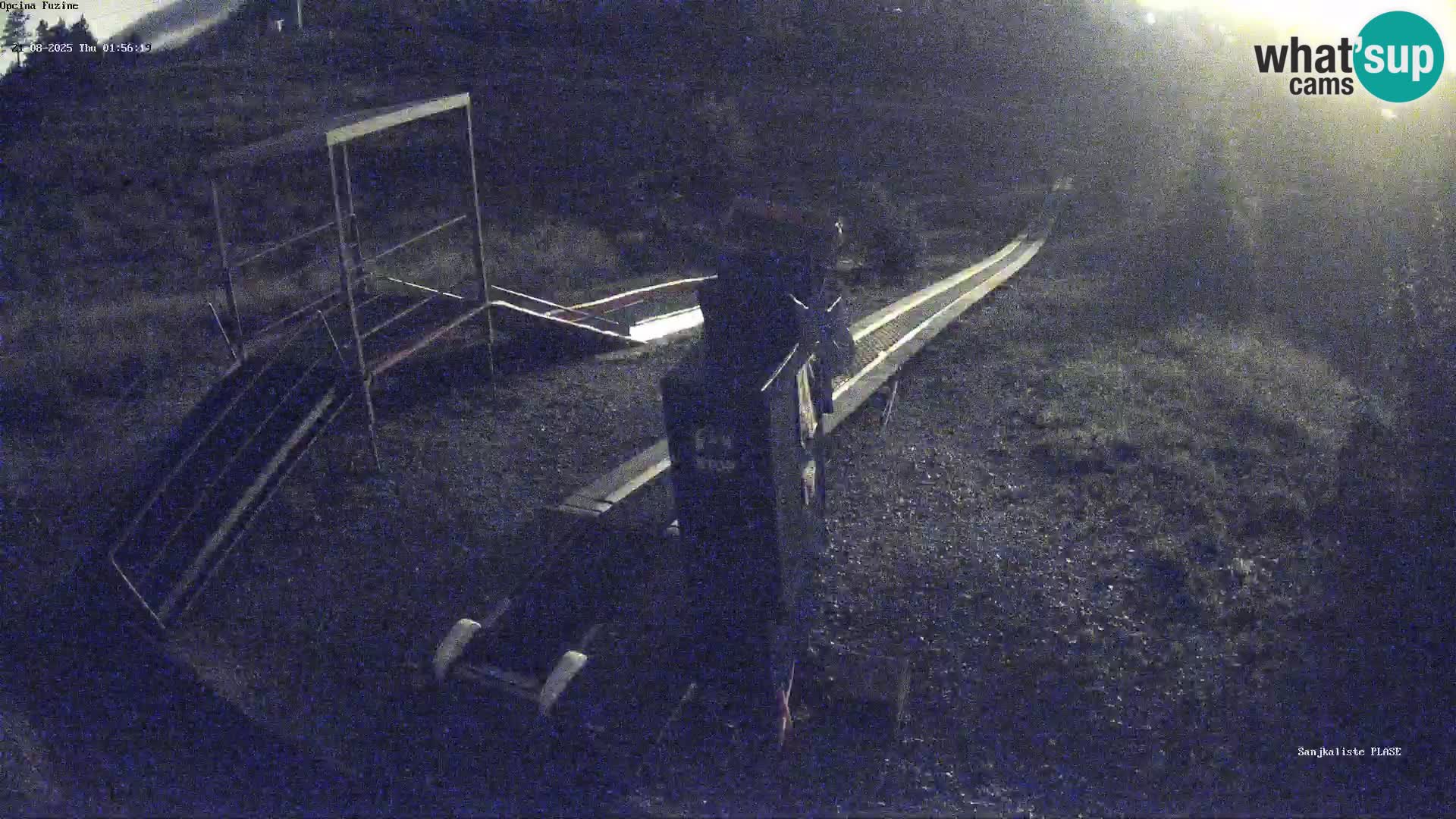 Webcam en vivo Pista de trineo Fužine – Croacia