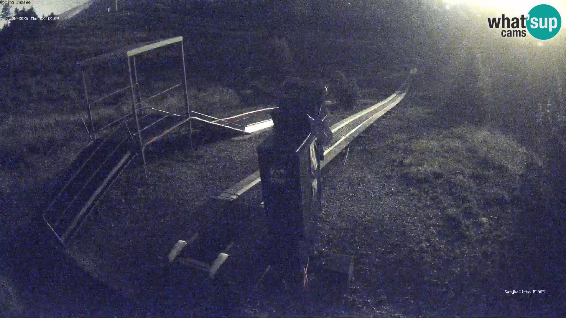 Live webcam Pista da slittino Fužine – Croazia