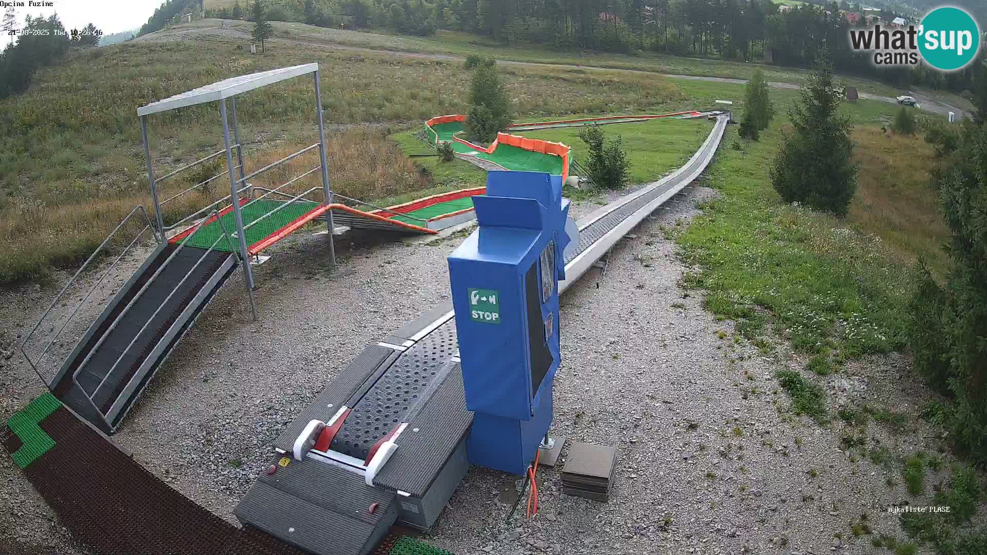 Live Webcam Rodelbahn Fužine – Kroatien