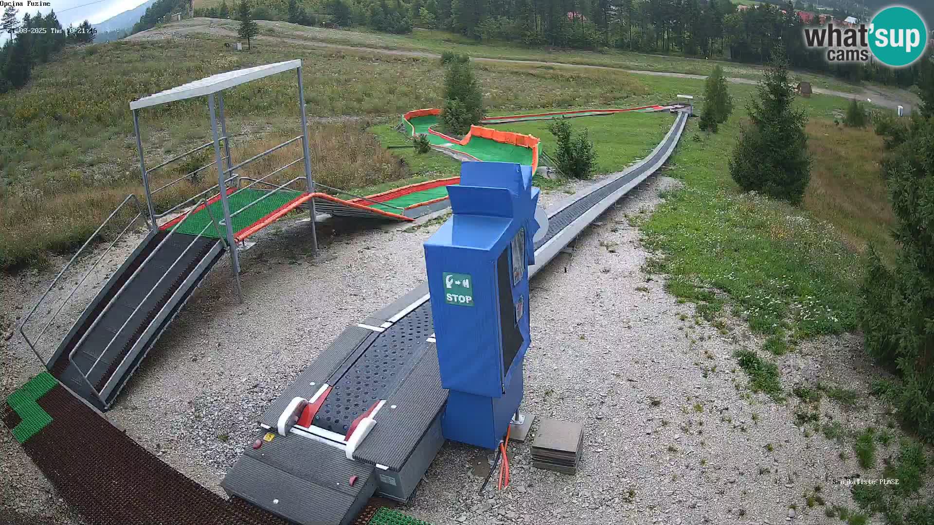 Webcam en vivo Pista de trineo Fužine – Croacia