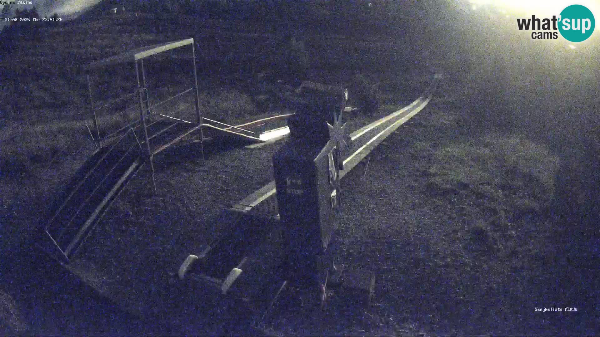 Live webcam Pista da slittino Fužine – Croazia