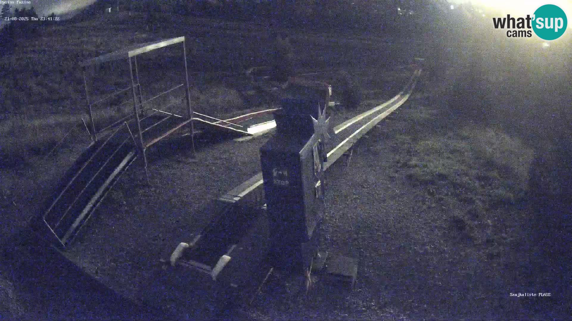 Live webcam Pista da slittino Fužine – Croazia
