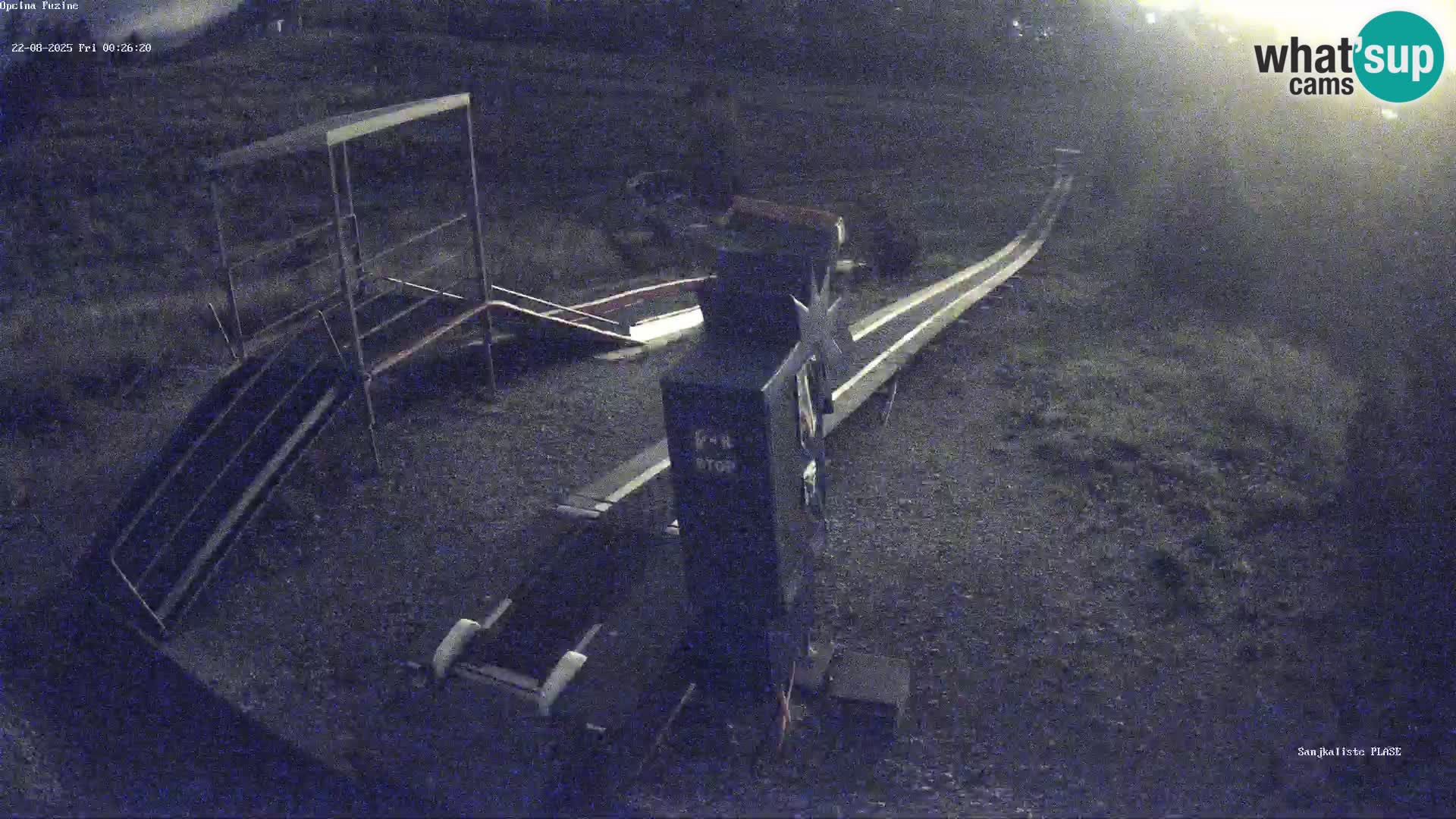 Live webcam Fužine toboggan run – Croatia