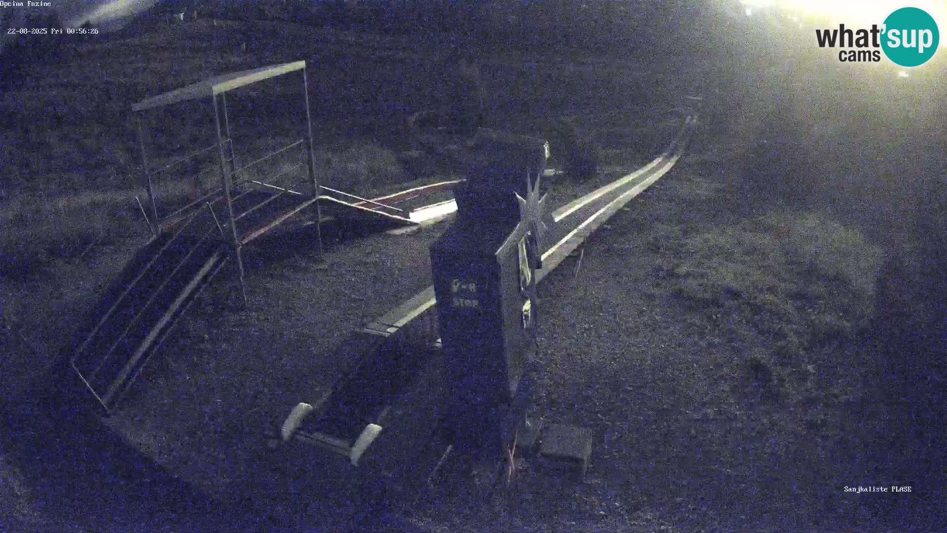 Live webcam Pista da slittino Fužine – Croazia