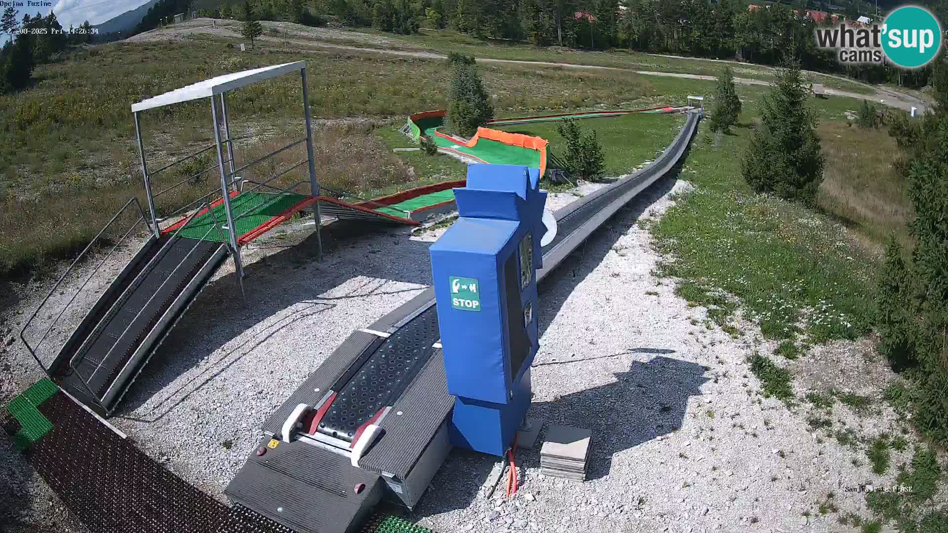 Webcam en direct Piste de luge de Fužine – Croatie