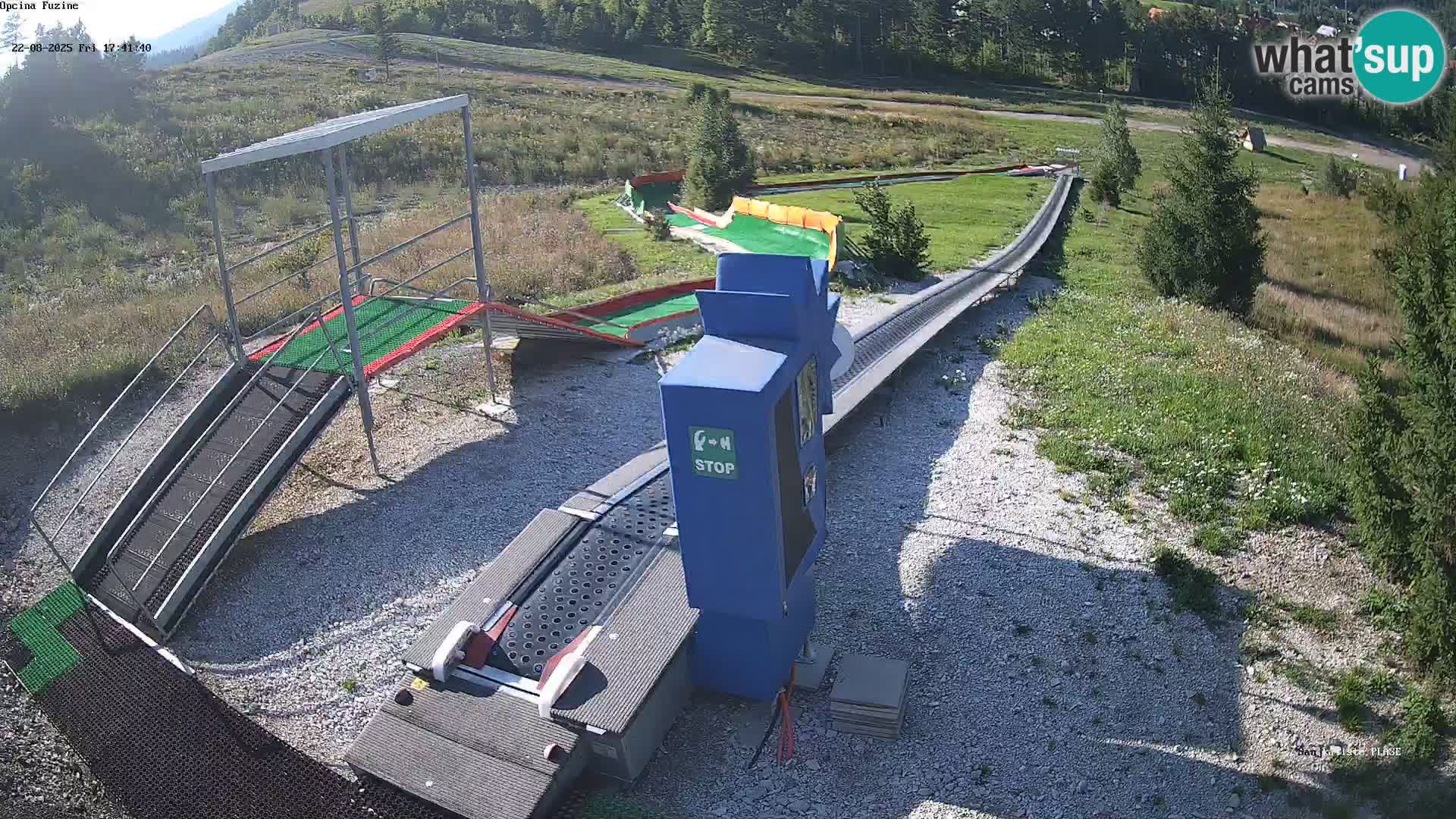 Webcam en direct Piste de luge de Fužine – Croatie