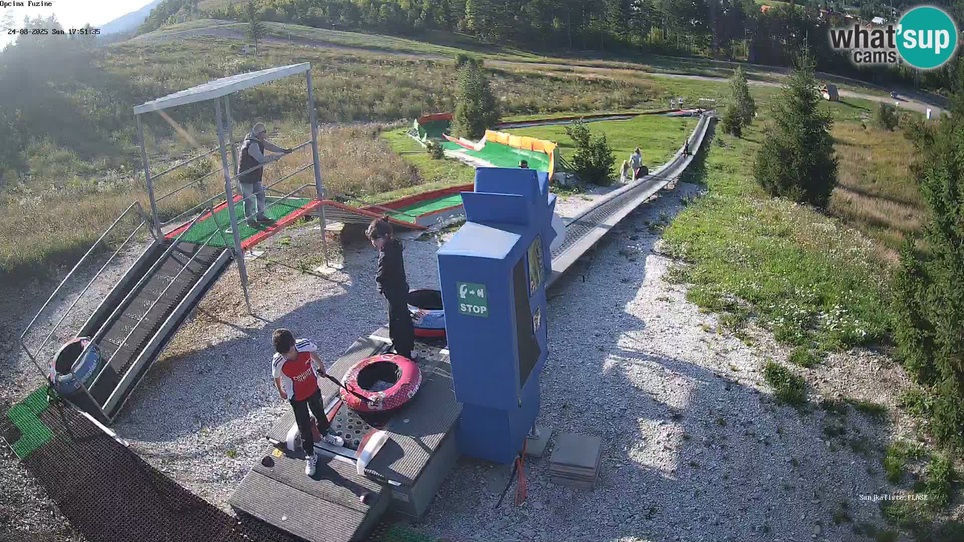 Live webcam Fužine toboggan run – Croatia