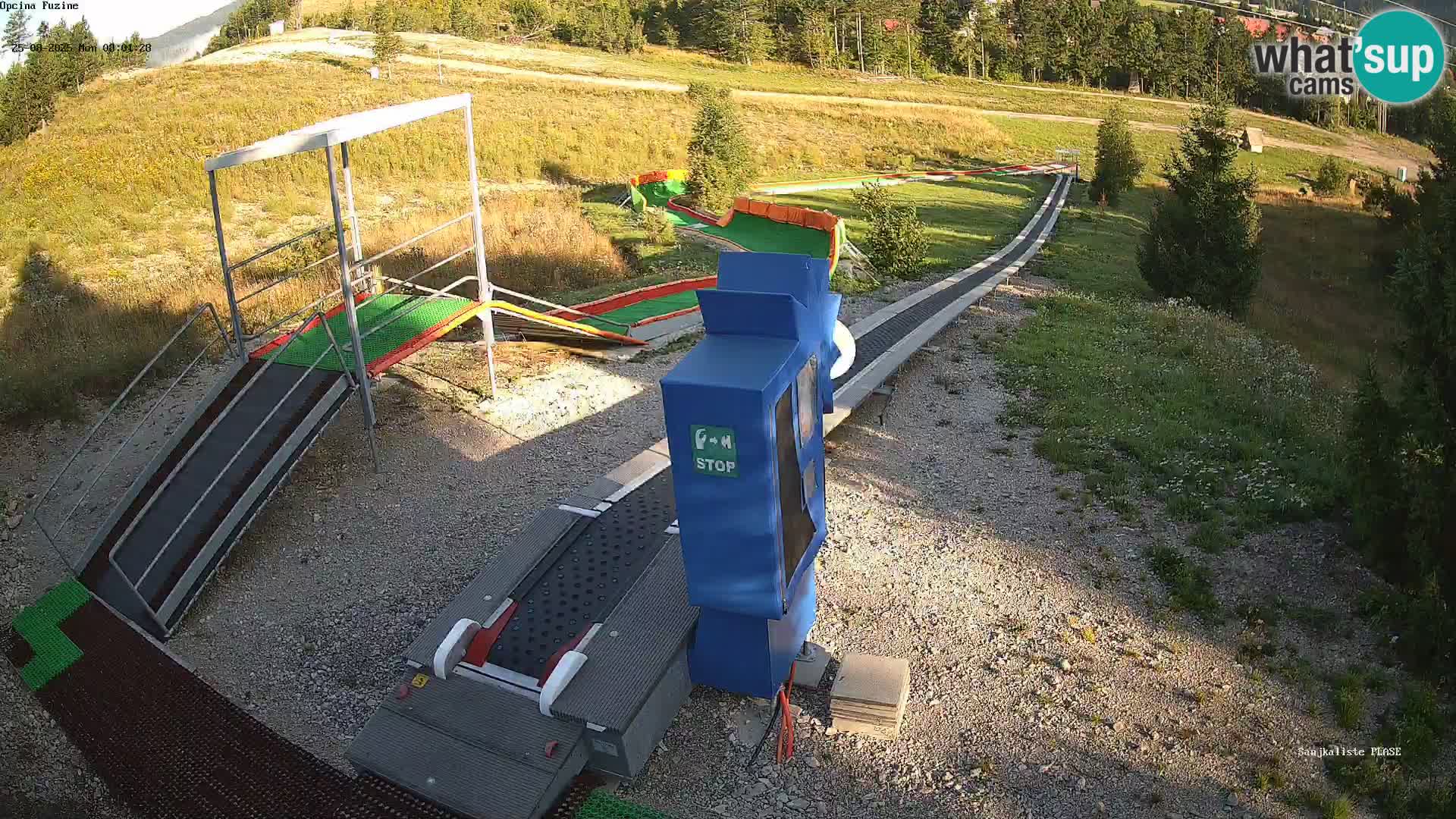 Spletna kamera v živo Sankališče Fužine – Hrvaška