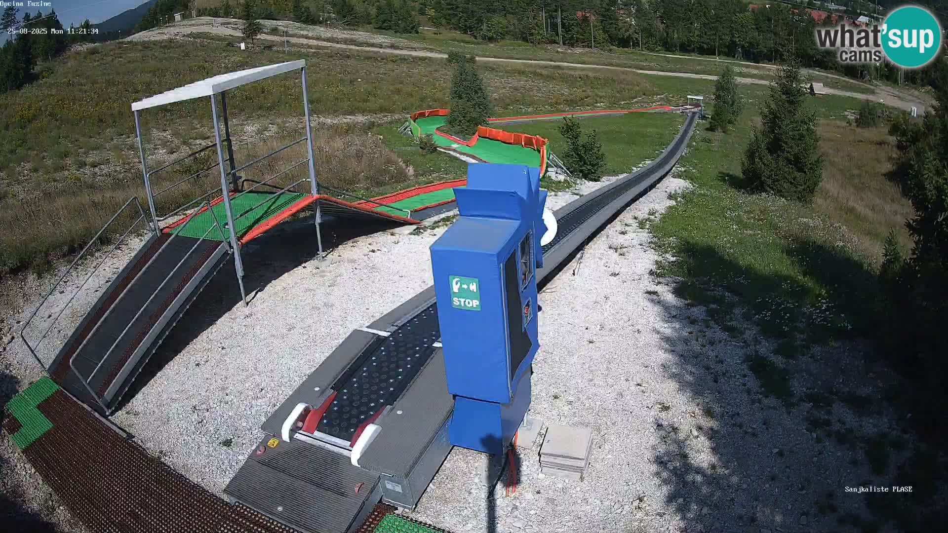 Spletna kamera v živo Sankališče Fužine – Hrvaška