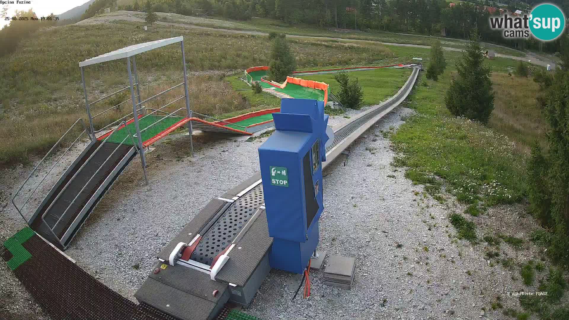 Webcam en direct Piste de luge de Fužine – Croatie