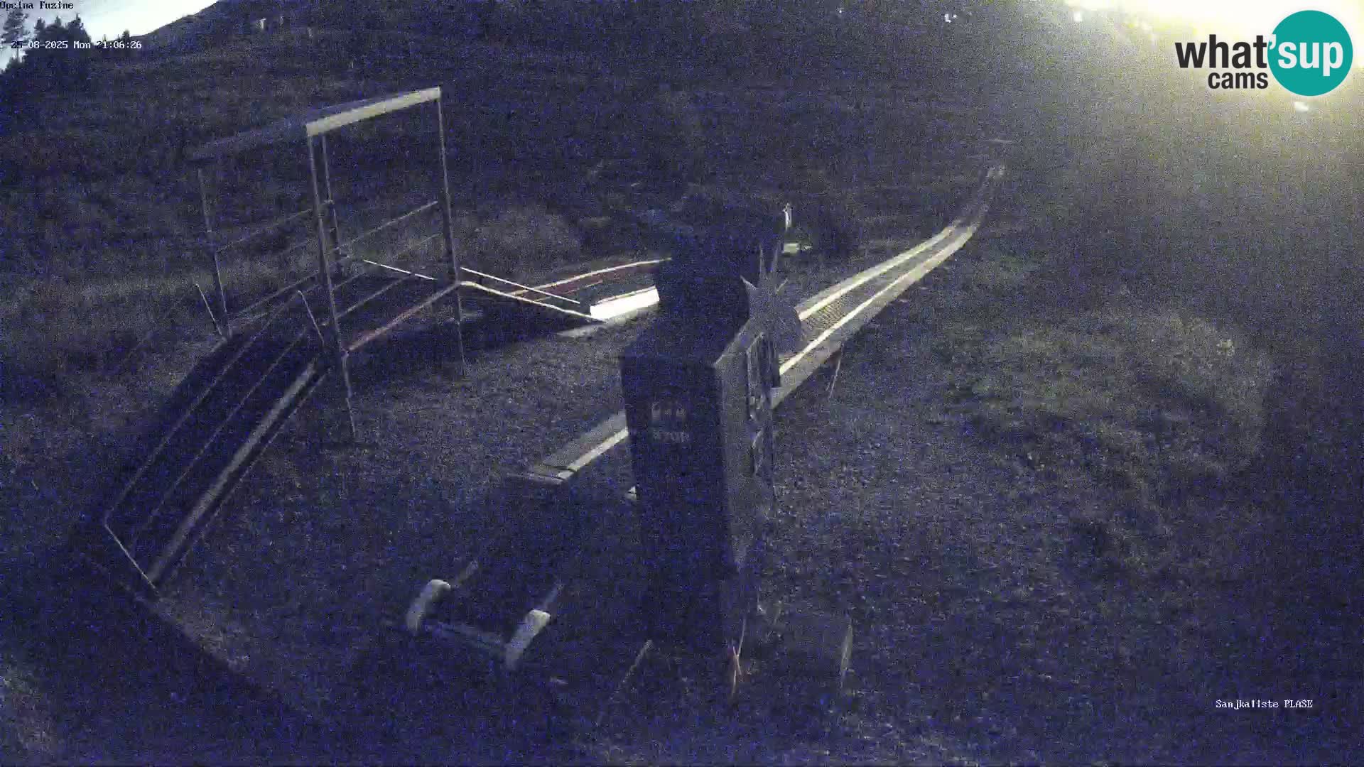 Webcam en direct Piste de luge de Fužine – Croatie
