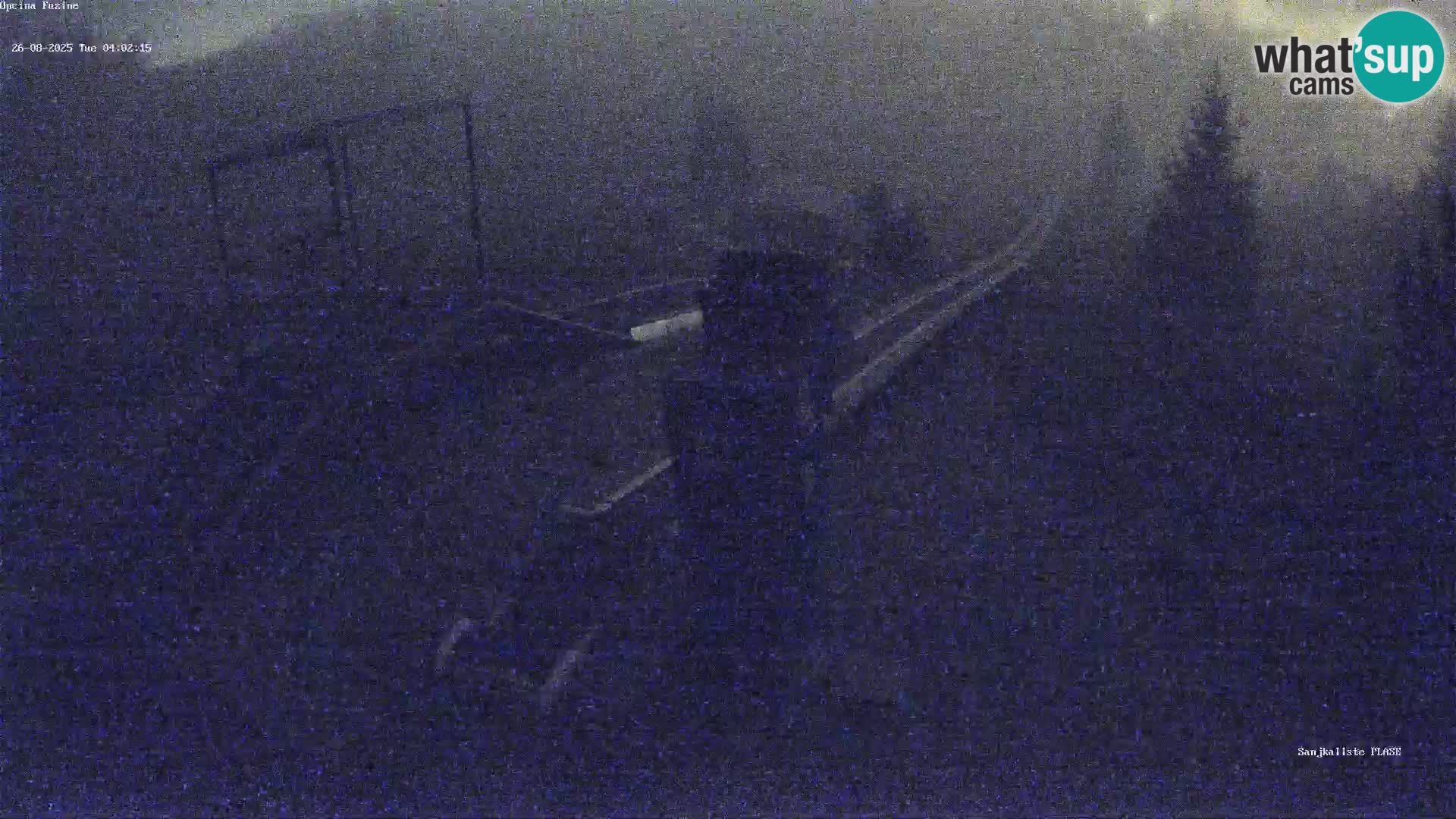 Live webcam Fužine toboggan run – Croatia
