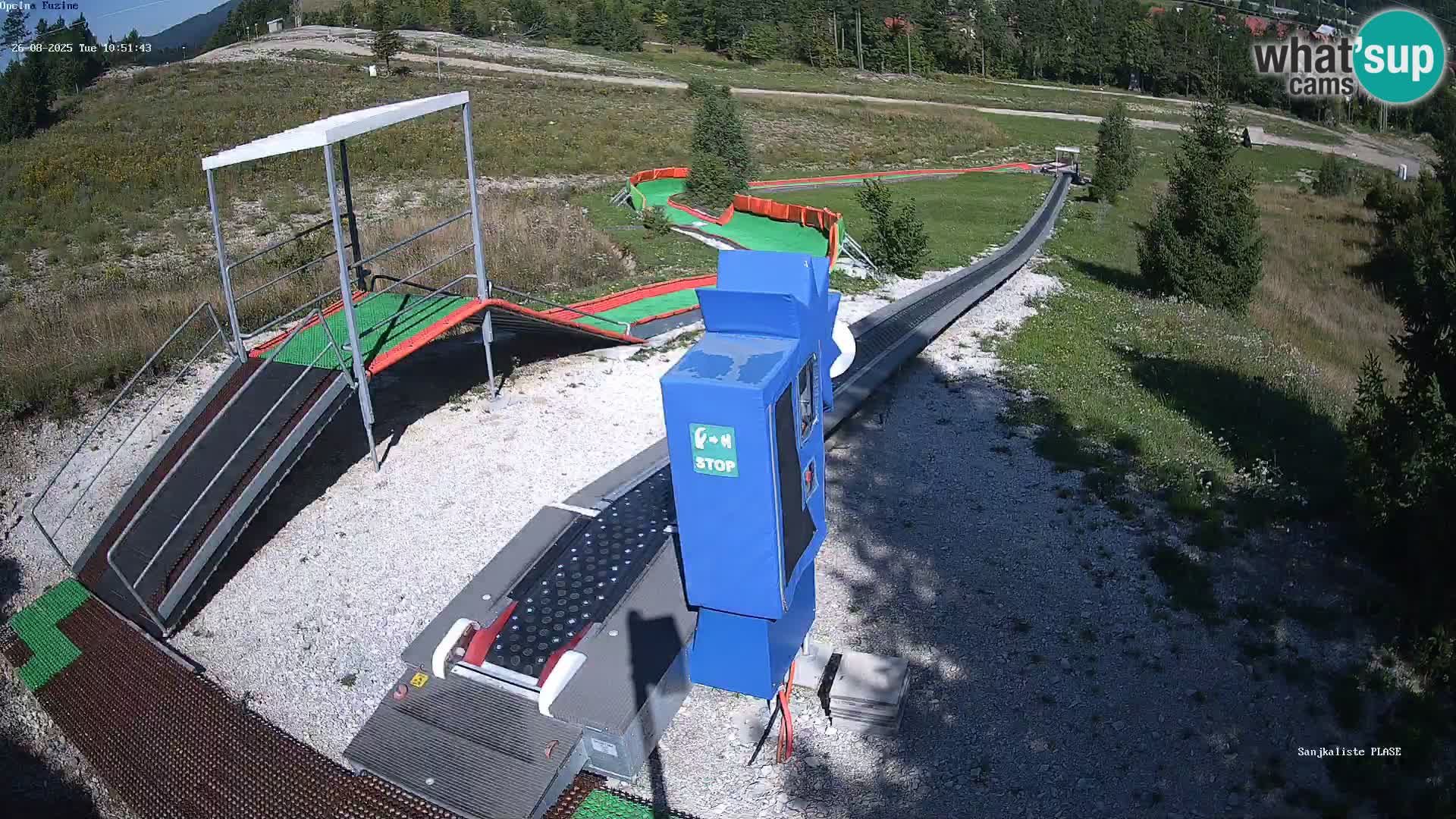 Spletna kamera v živo Sankališče Fužine – Hrvaška