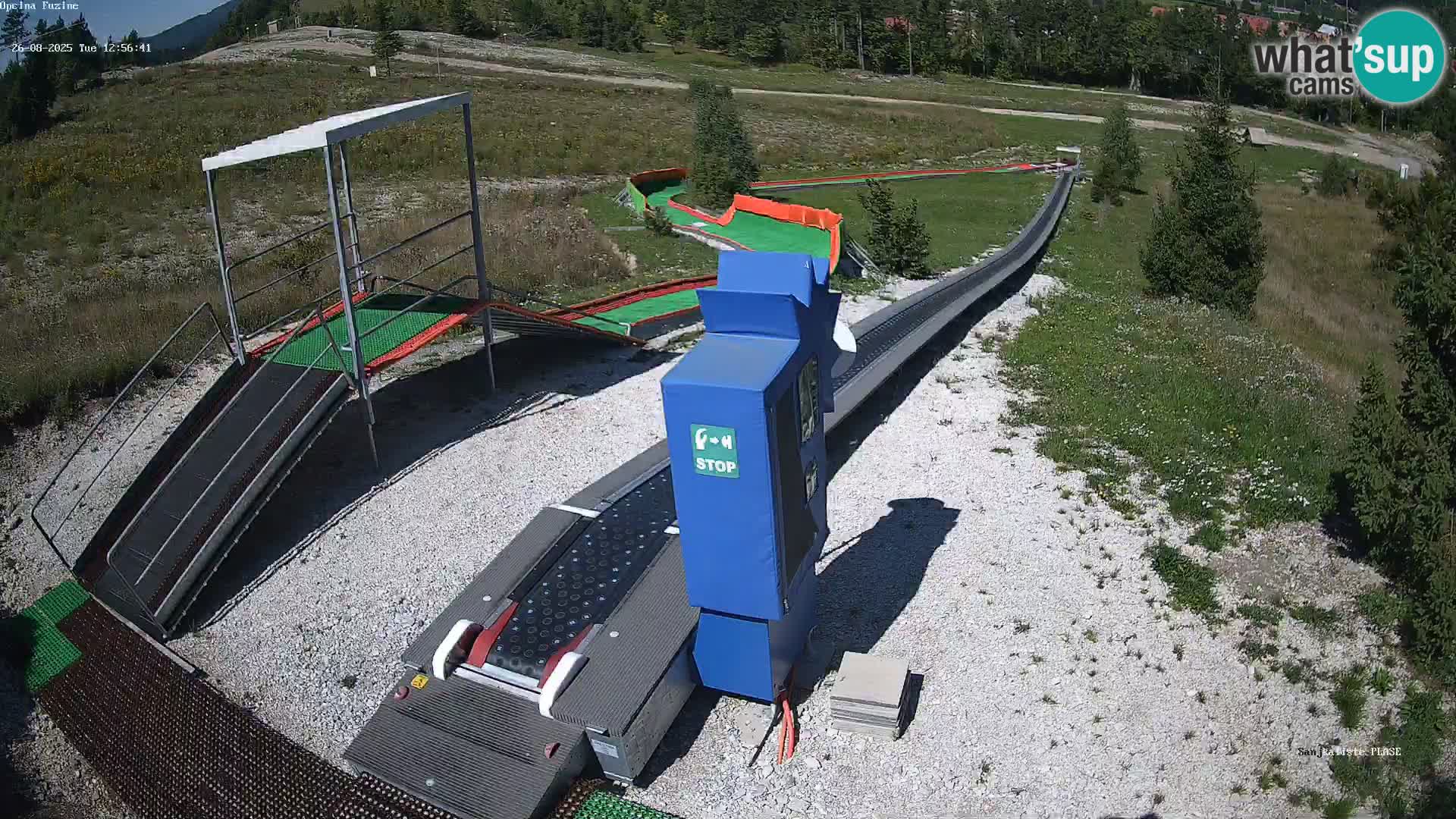 Webcam en direct Piste de luge de Fužine – Croatie