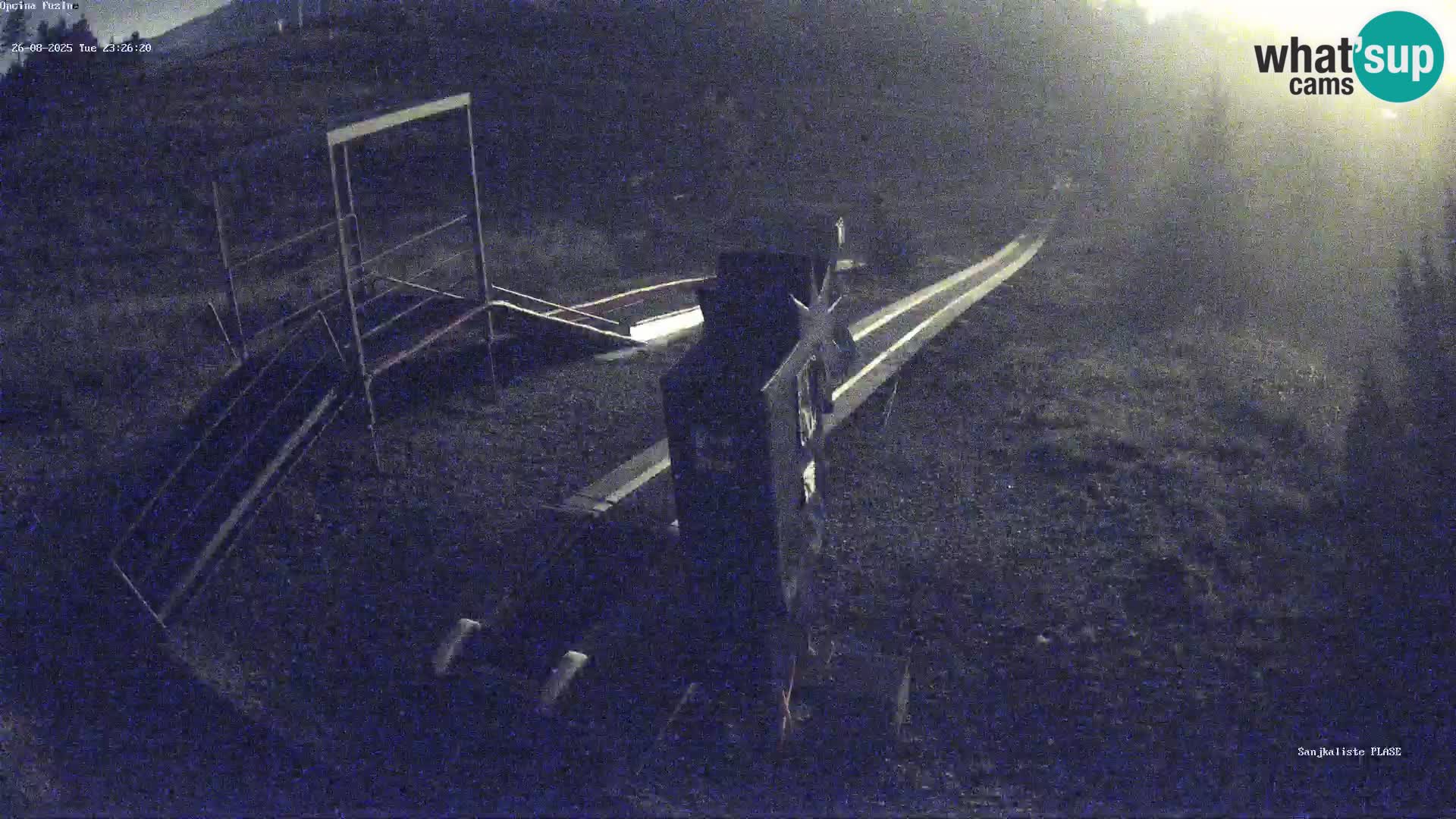 Live webcam Pista da slittino Fužine – Croazia