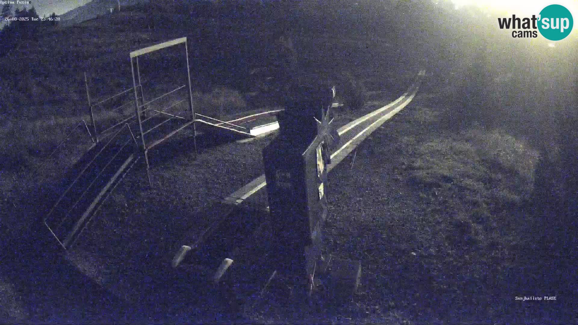 Live webcam Pista da slittino Fužine – Croazia