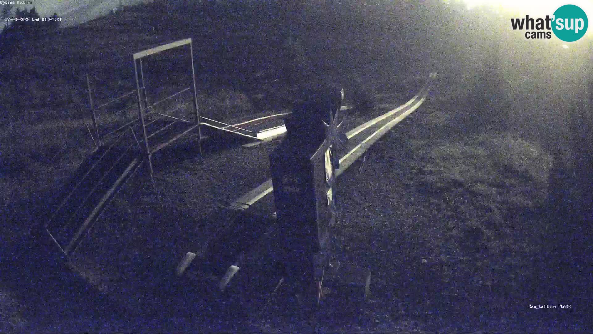 Live webcam Pista da slittino Fužine – Croazia