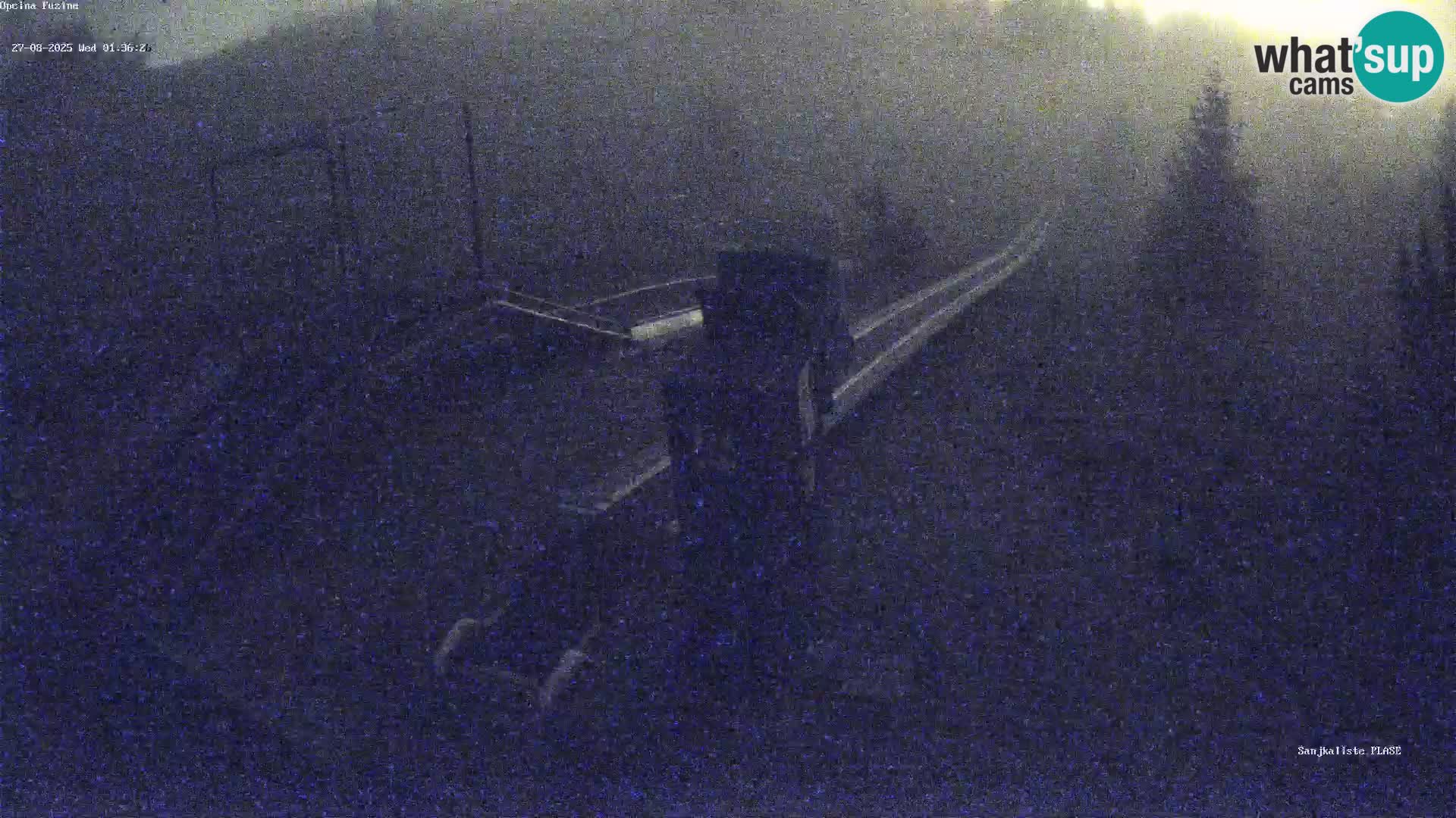 Webcam en direct Piste de luge de Fužine – Croatie
