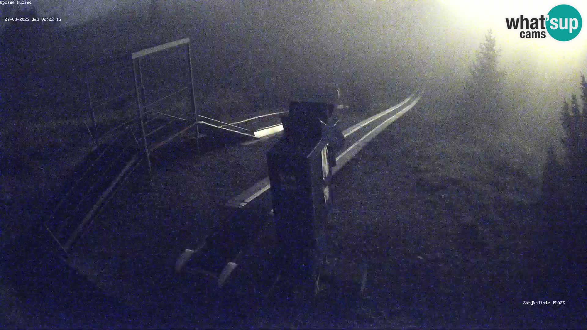 Live webcam Fužine toboggan run – Croatia