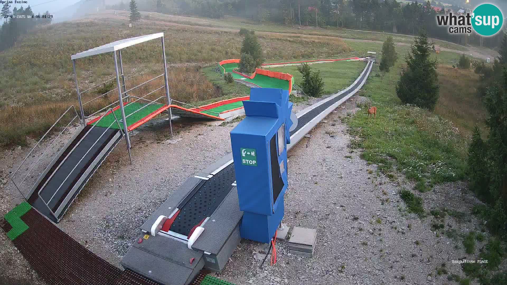 Spletna kamera v živo Sankališče Fužine – Hrvaška