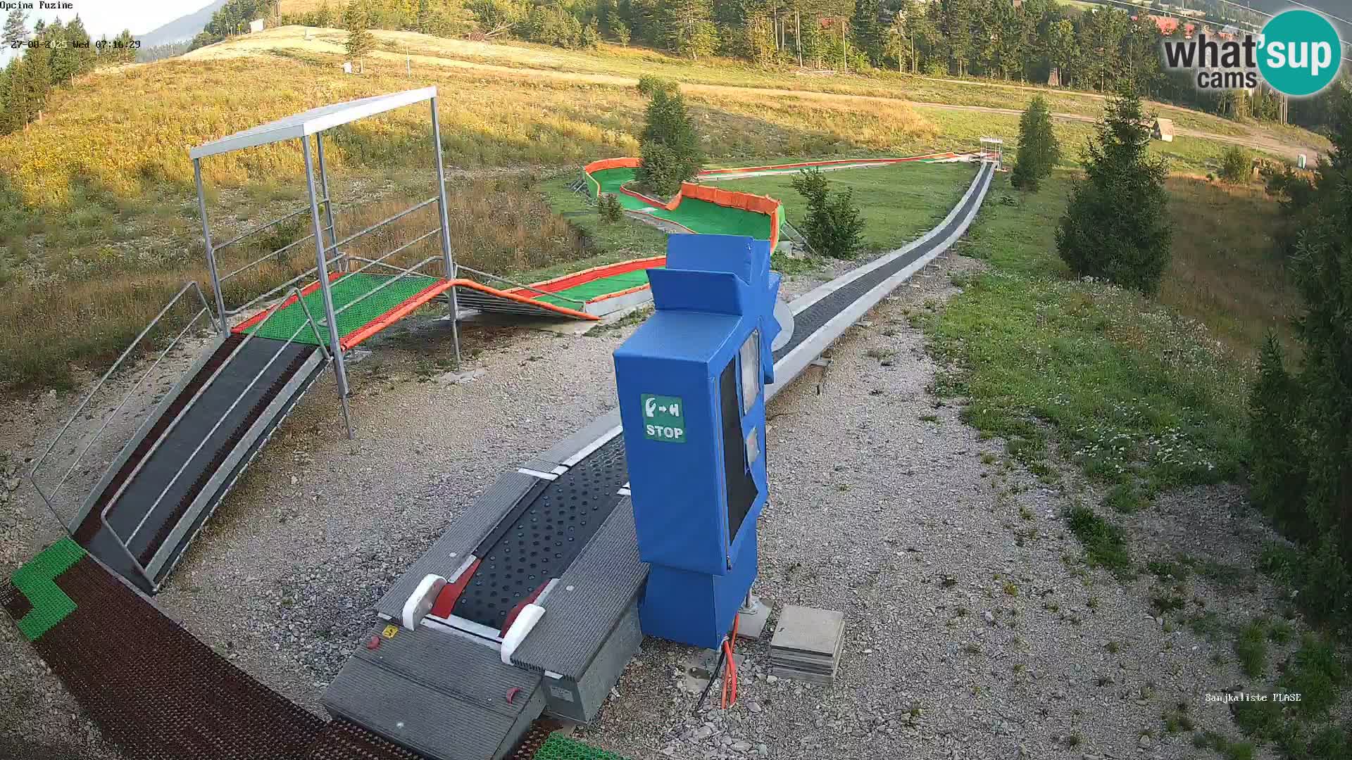Live Webcam Rodelbahn Fužine – Kroatien
