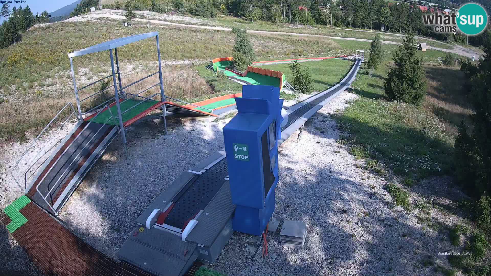 Spletna kamera v živo Sankališče Fužine – Hrvaška