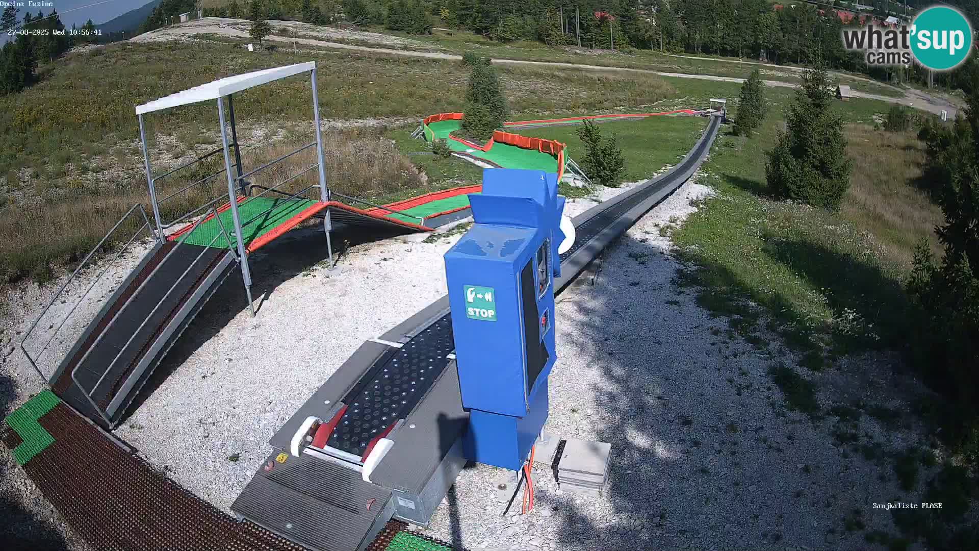 Spletna kamera v živo Sankališče Fužine – Hrvaška