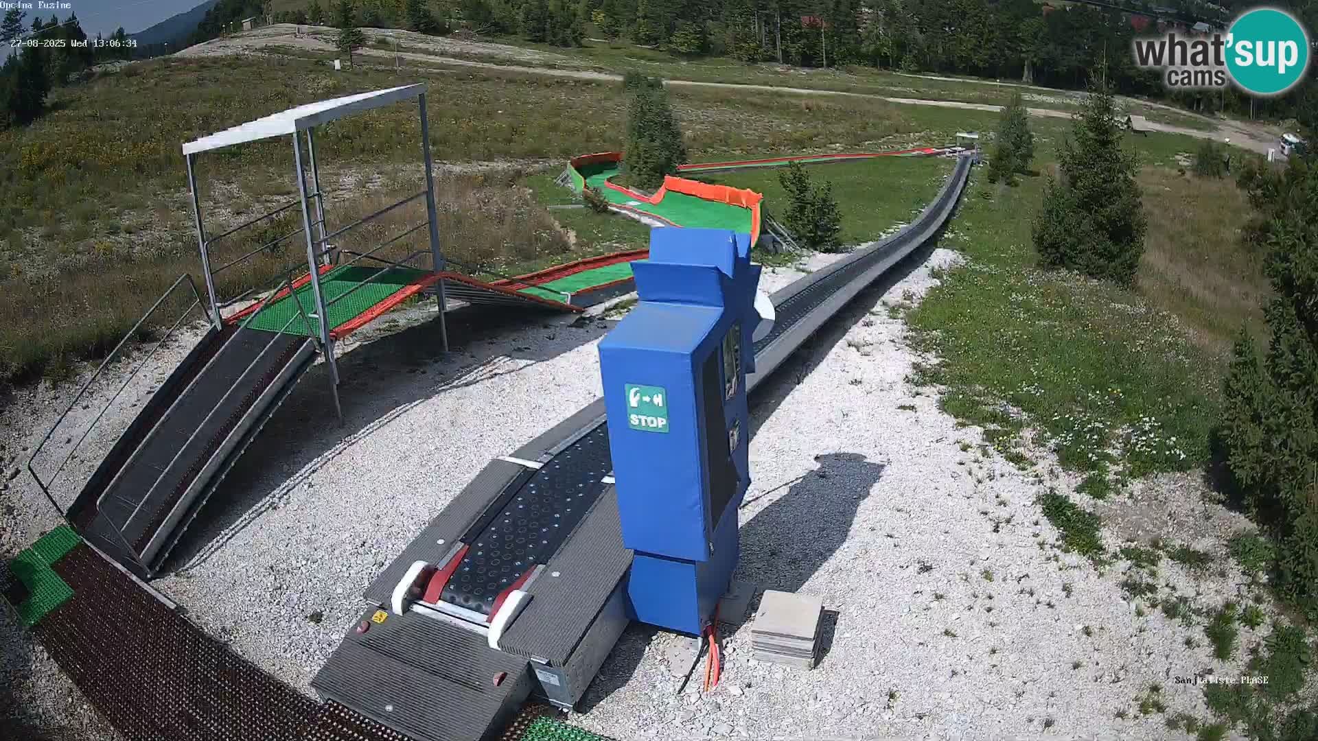 Spletna kamera v živo Sankališče Fužine – Hrvaška