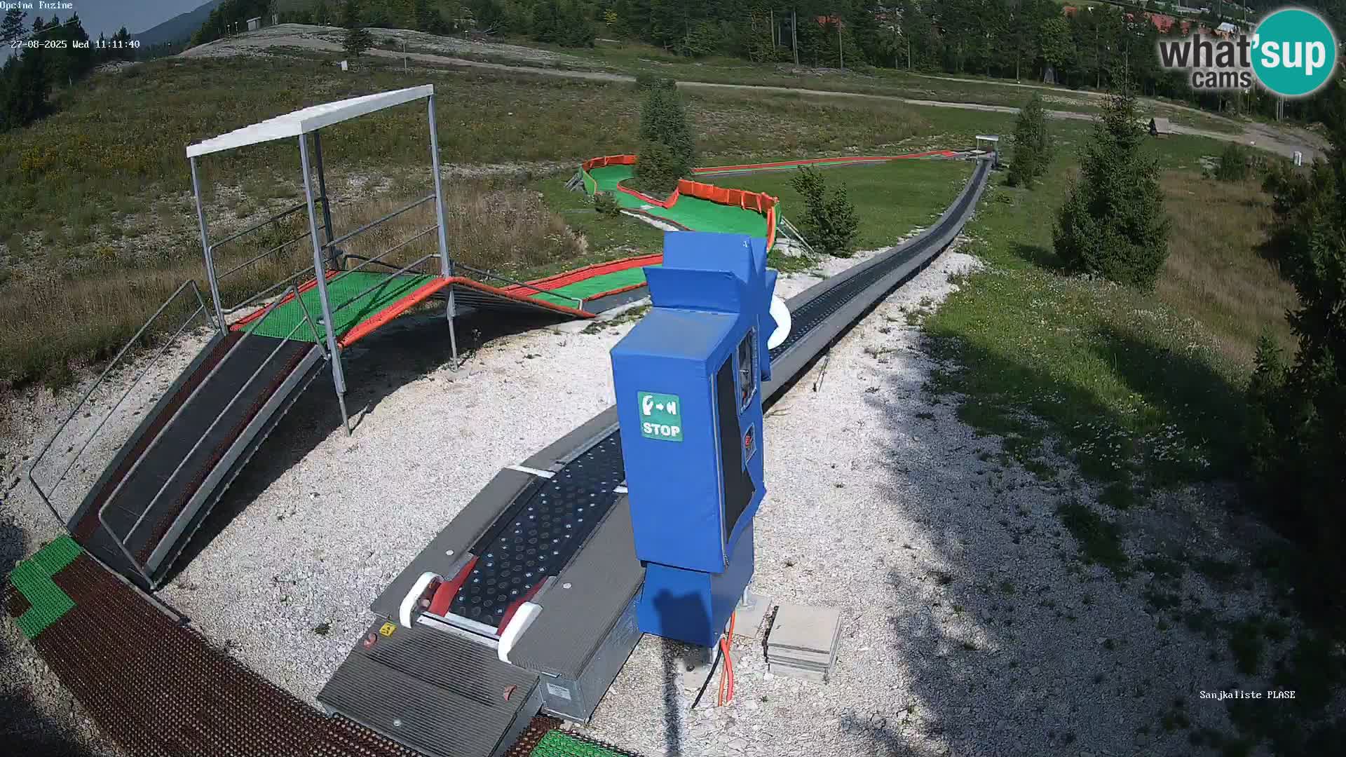 Webcam en vivo Pista de trineo Fužine – Croacia