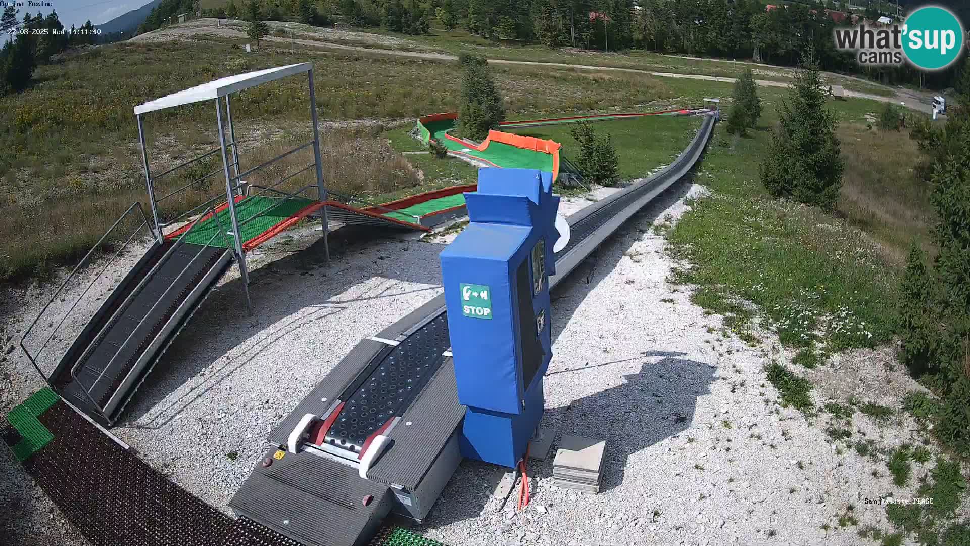 Spletna kamera v živo Sankališče Fužine – Hrvaška