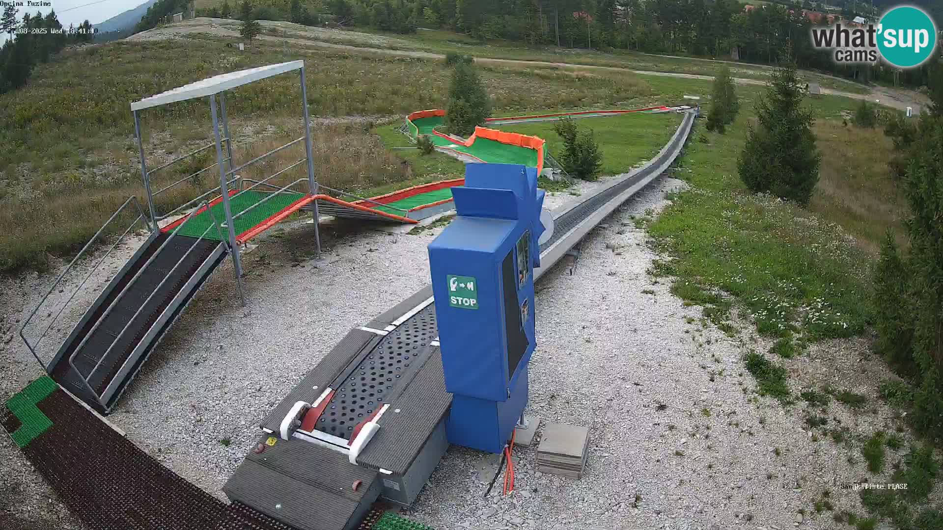 Spletna kamera v živo Sankališče Fužine – Hrvaška