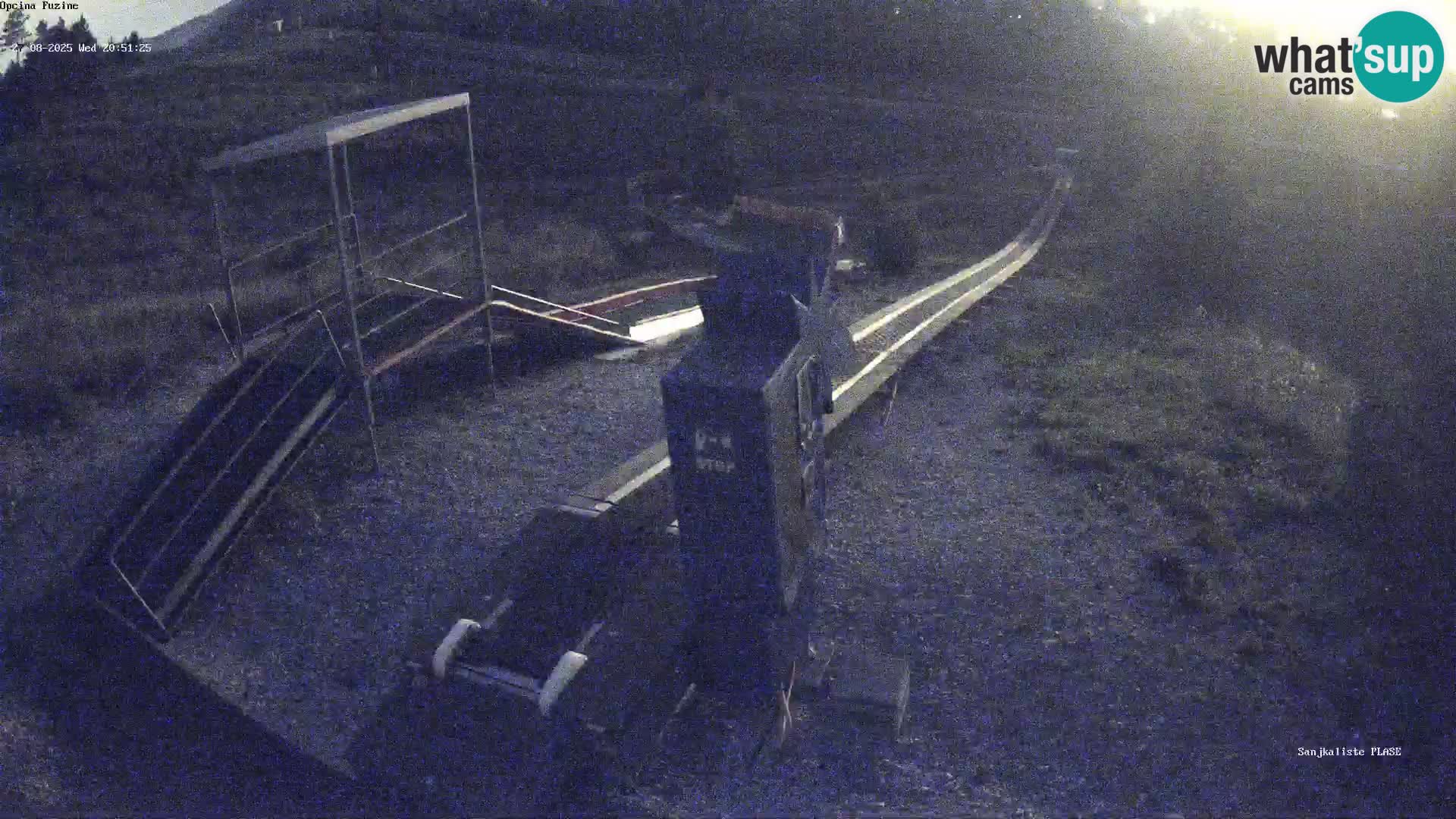Webcam en direct Piste de luge de Fužine – Croatie