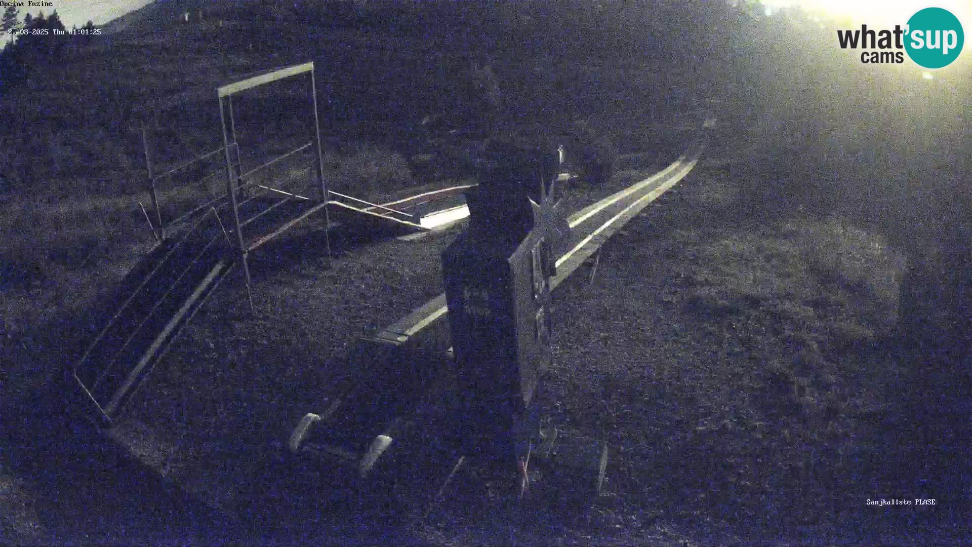 Live webcam Fužine toboggan run – Croatia