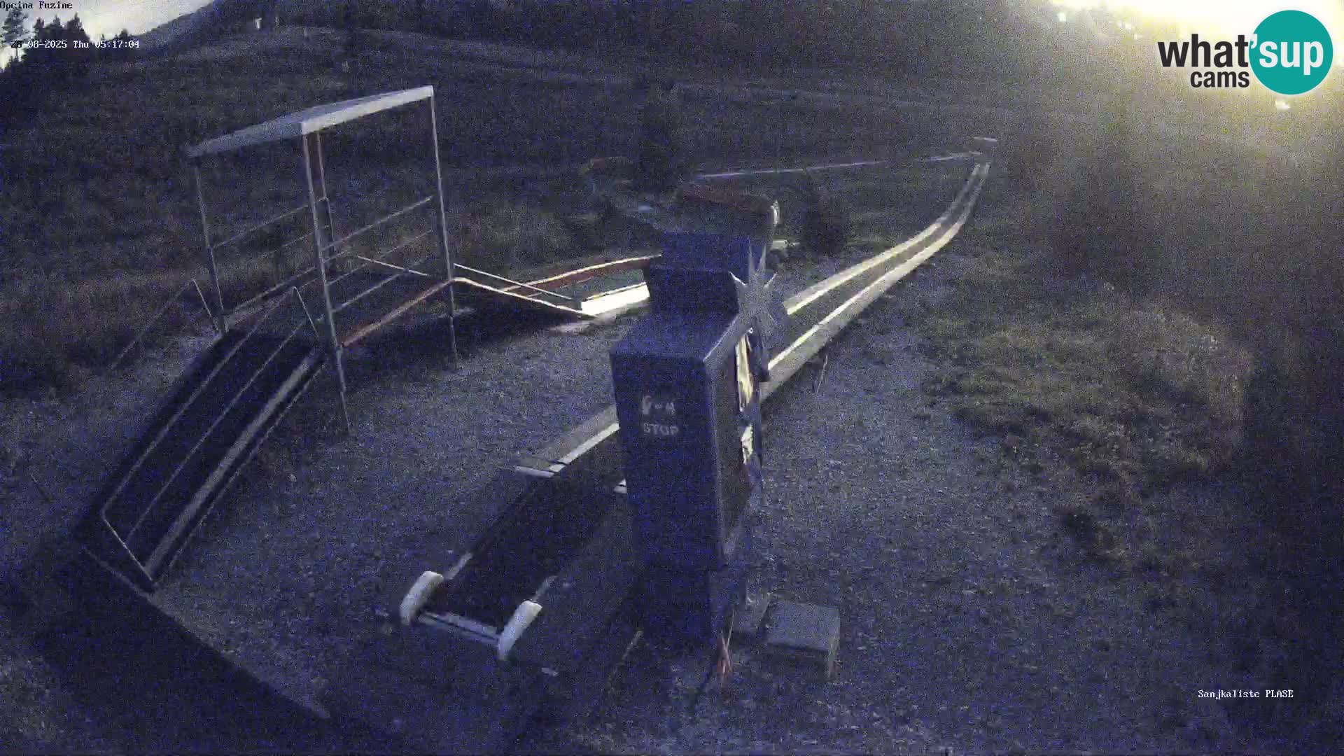 Webcam en direct Piste de luge de Fužine – Croatie