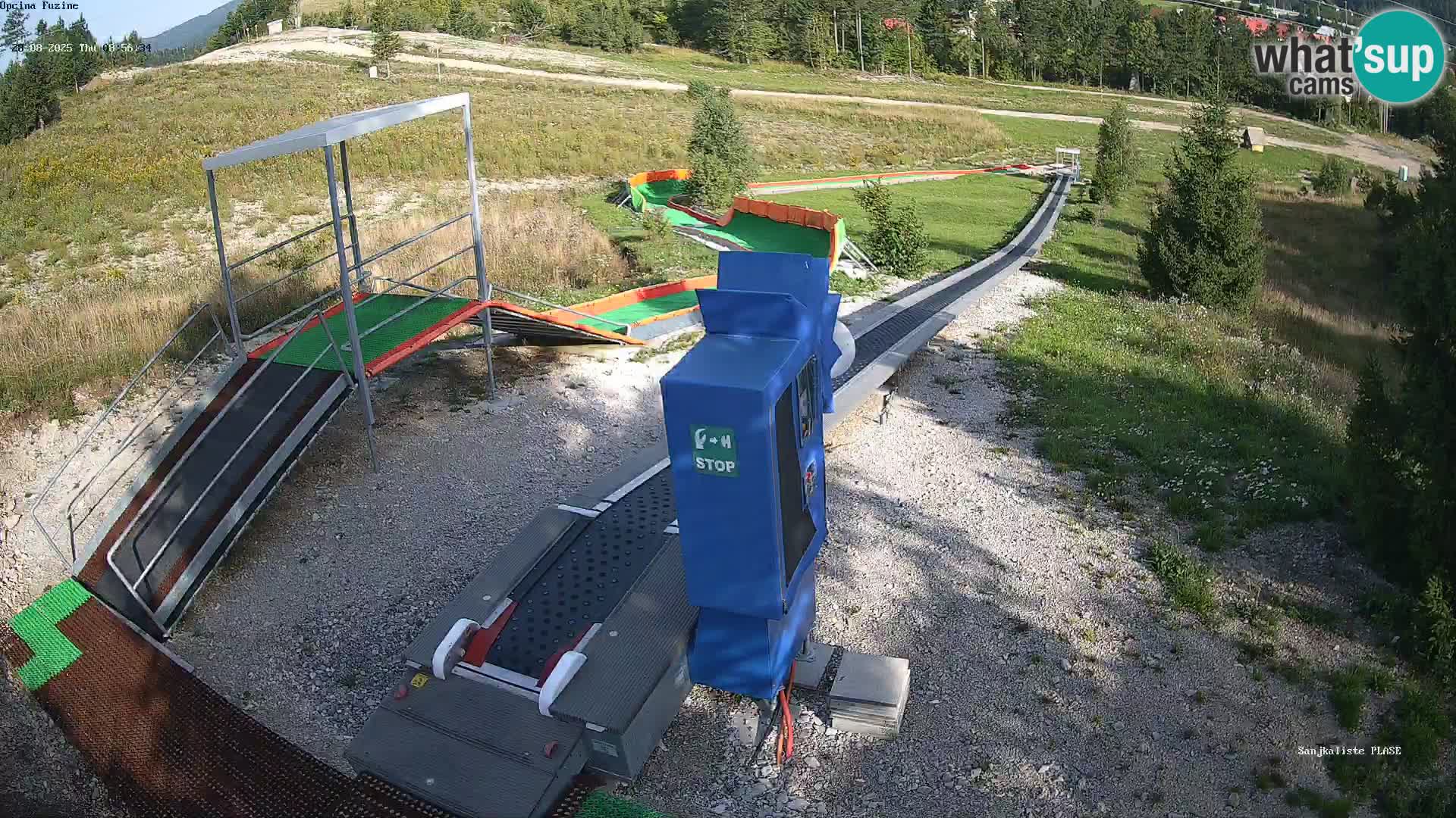 Spletna kamera v živo Sankališče Fužine – Hrvaška